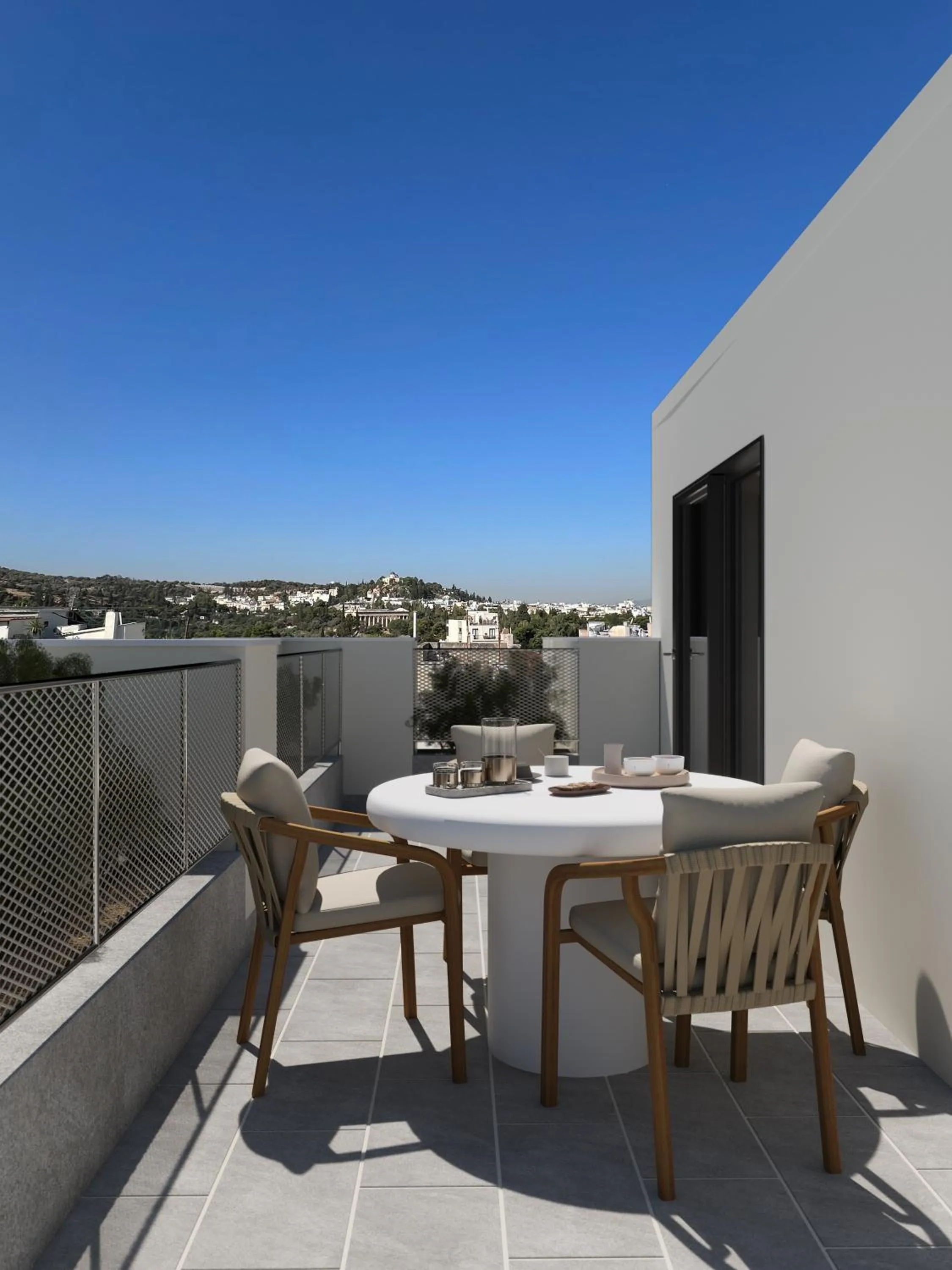 Balcony/Terrace in Bellen Athens Ηotel