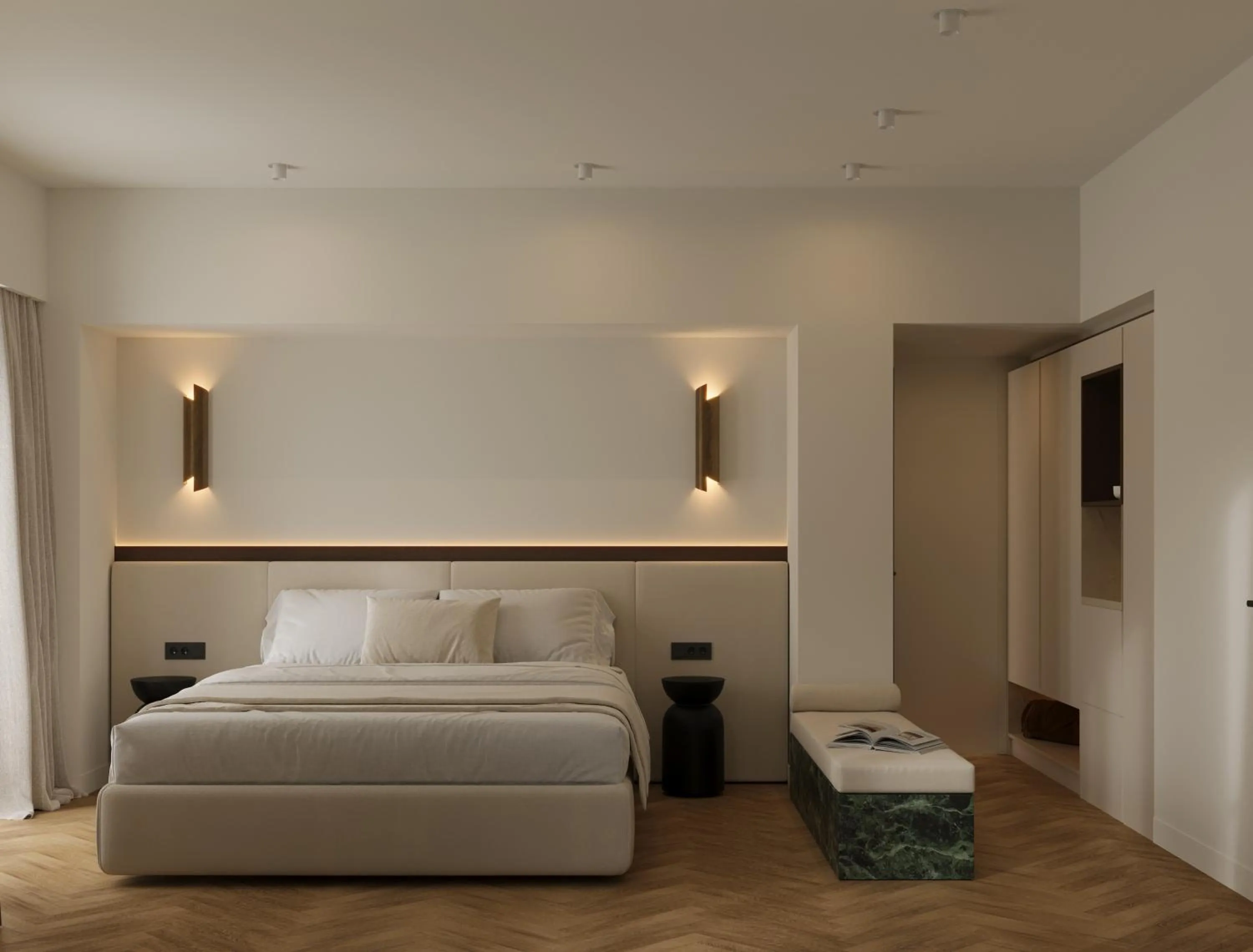 Bedroom, Bed in Bellen Athens Ηotel