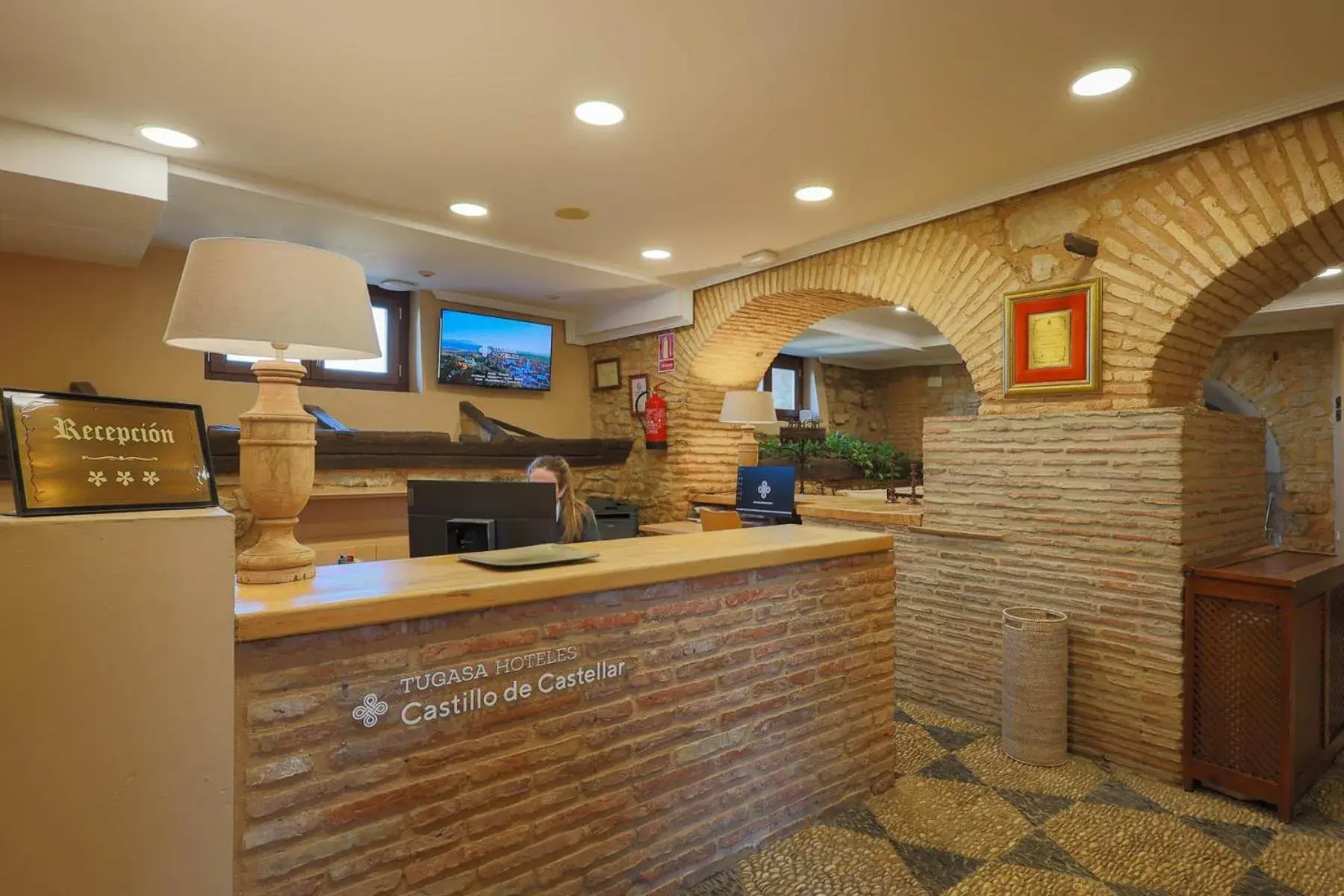 Lobby or reception in Hotel Tugasa Castillo de Castellar Lobby or reception in Hotel Tugasa Castillo de Castellar