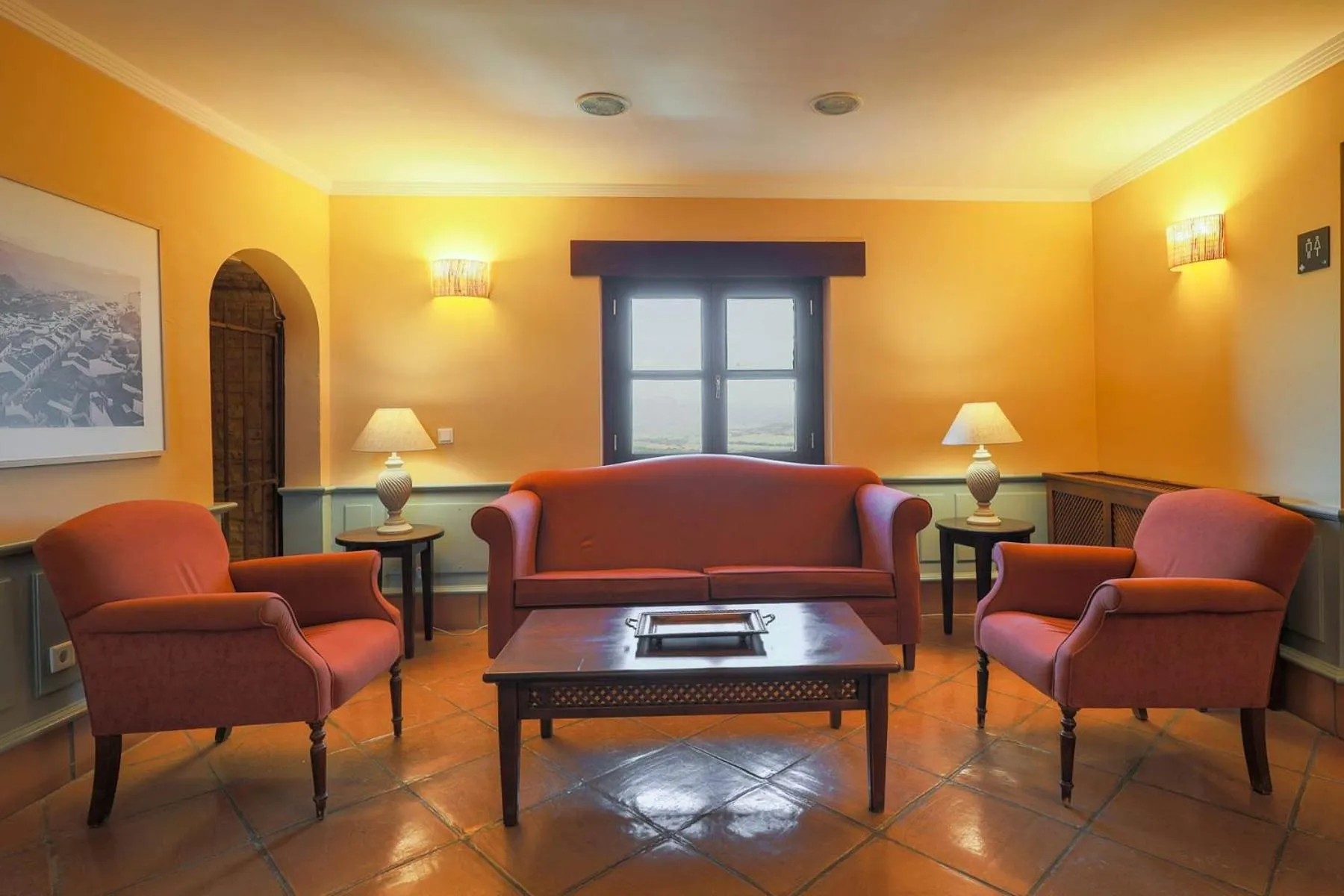 Living room in Hotel Tugasa Castillo de Castellar