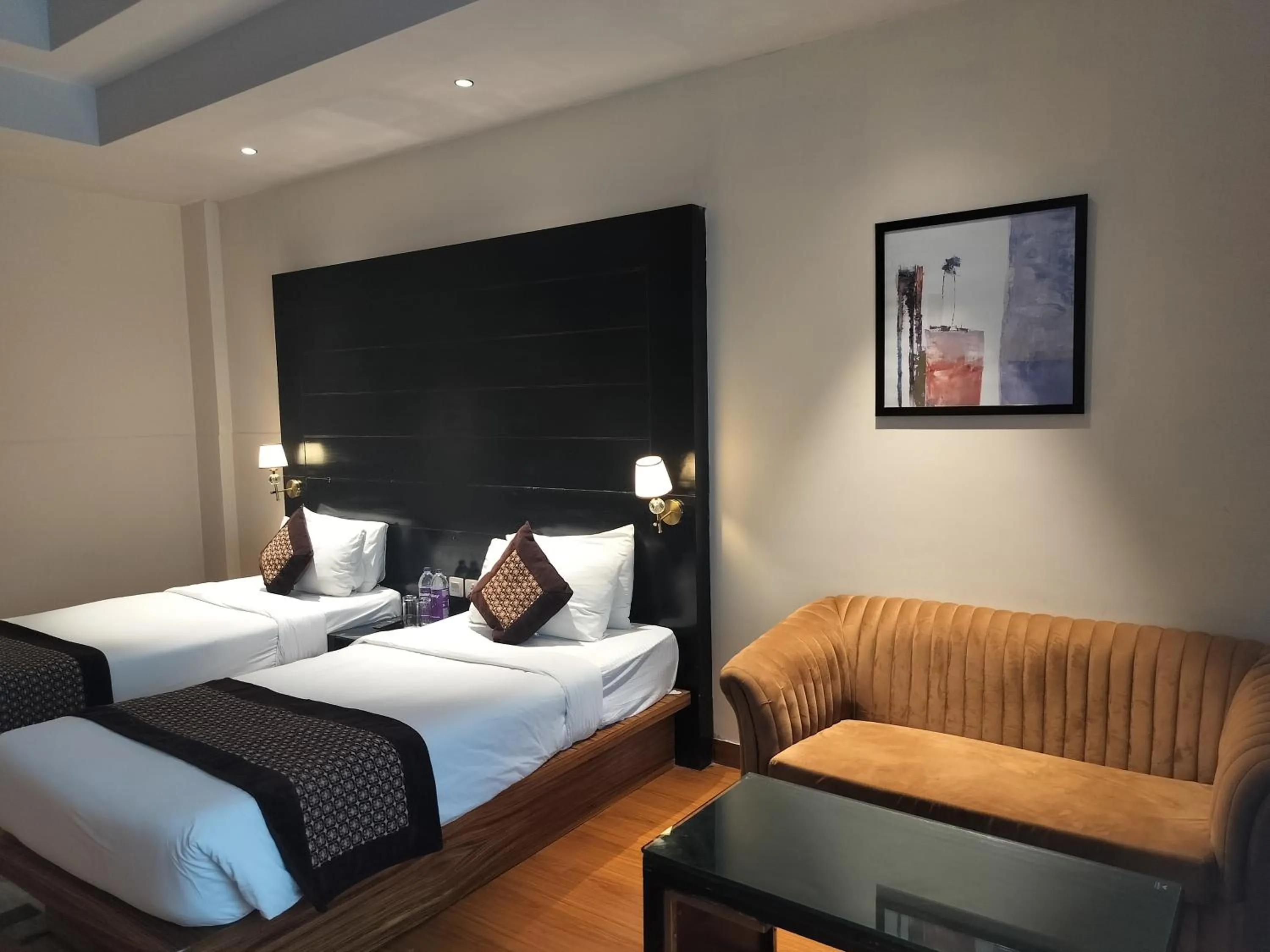 Bedroom, Bed in Stellar Resorts By Bel-La Monde, Rajokri, Near IGI Airport, Delhi