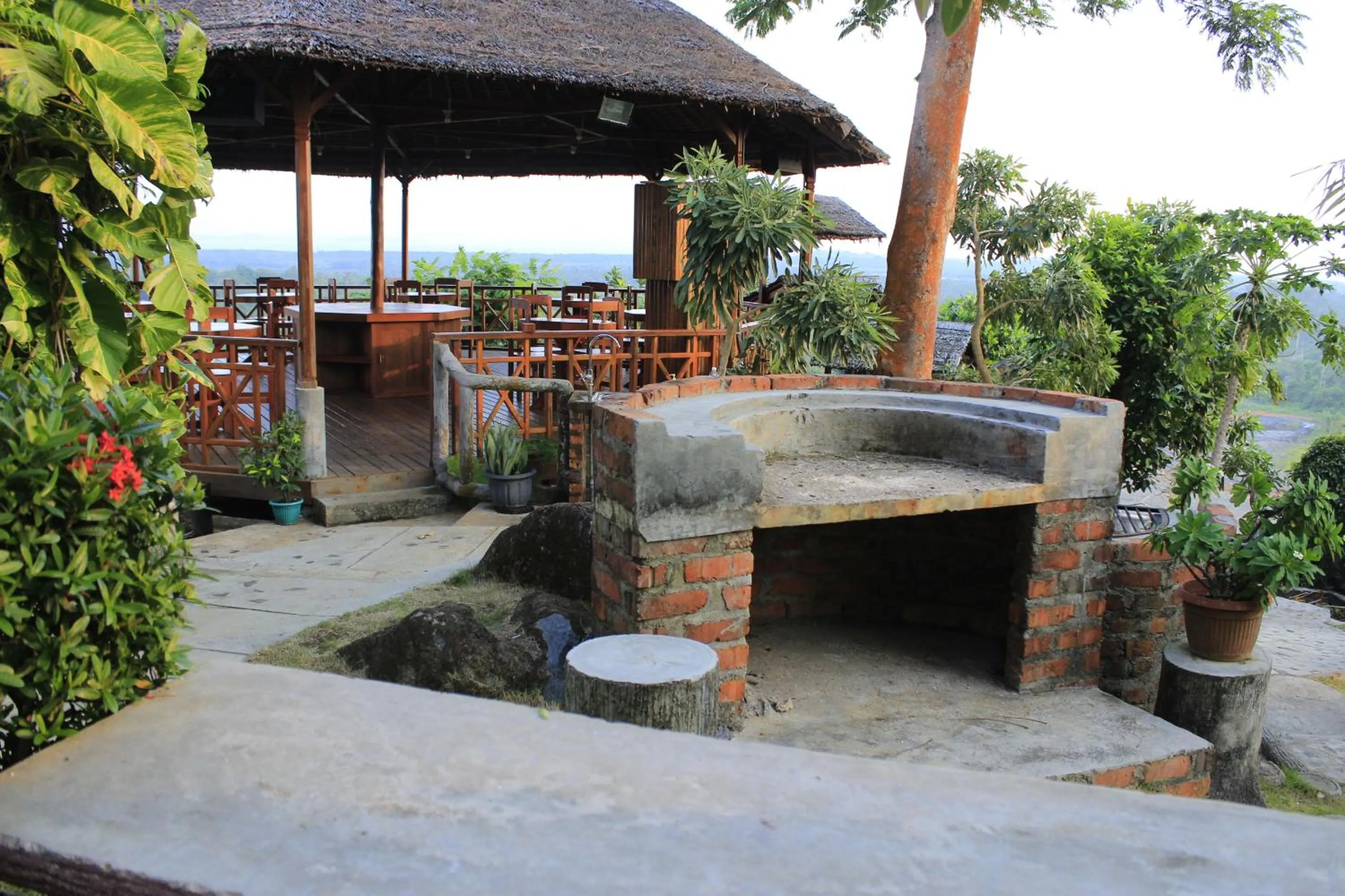 Patio in de Bintan Villa