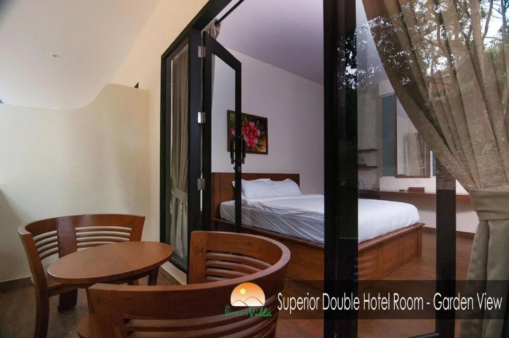 Bed in de Bintan Villa