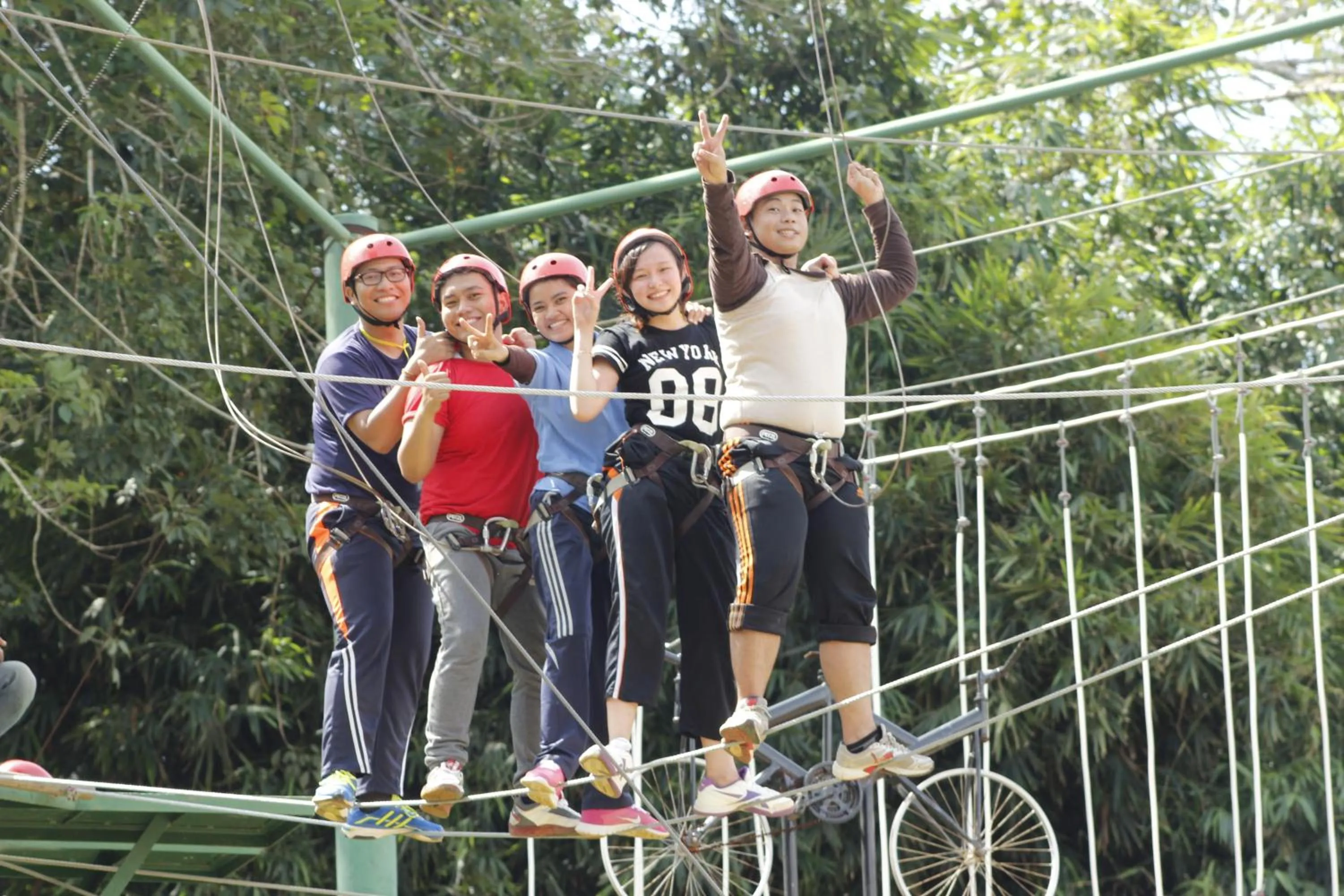 group of guests in de Bintan Villa