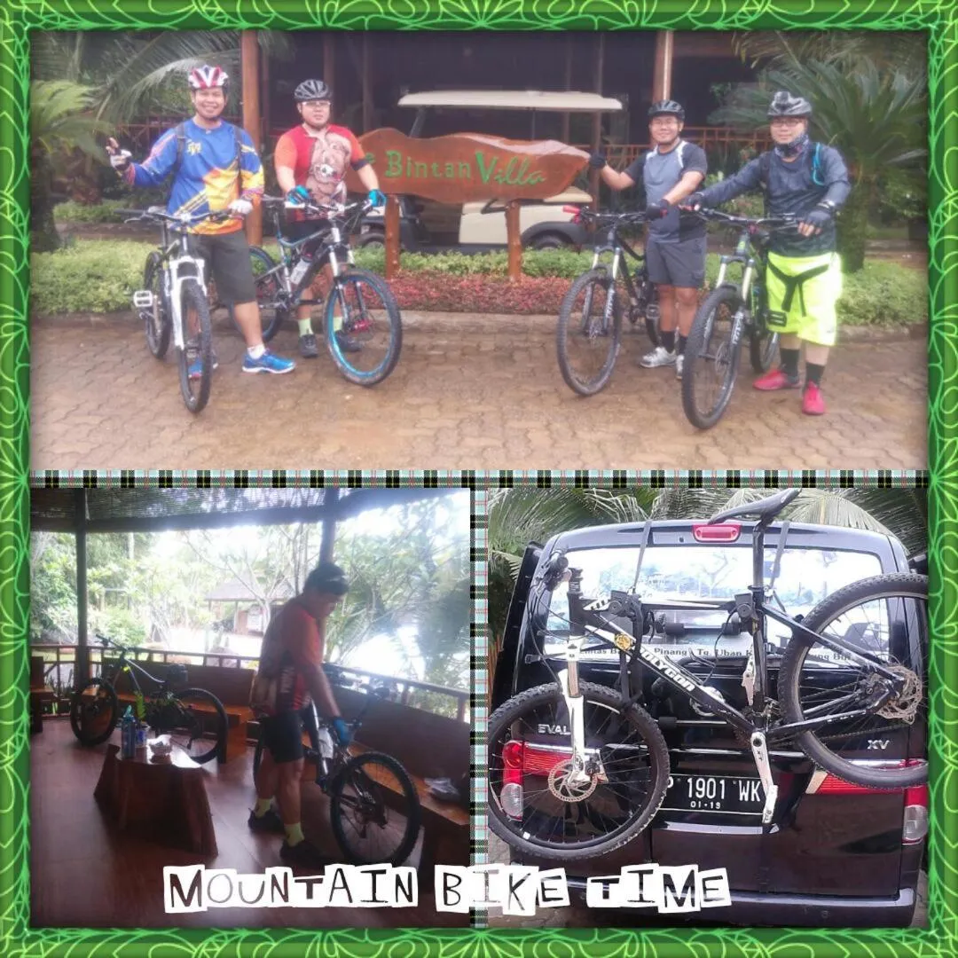 Cycling in de Bintan Villa