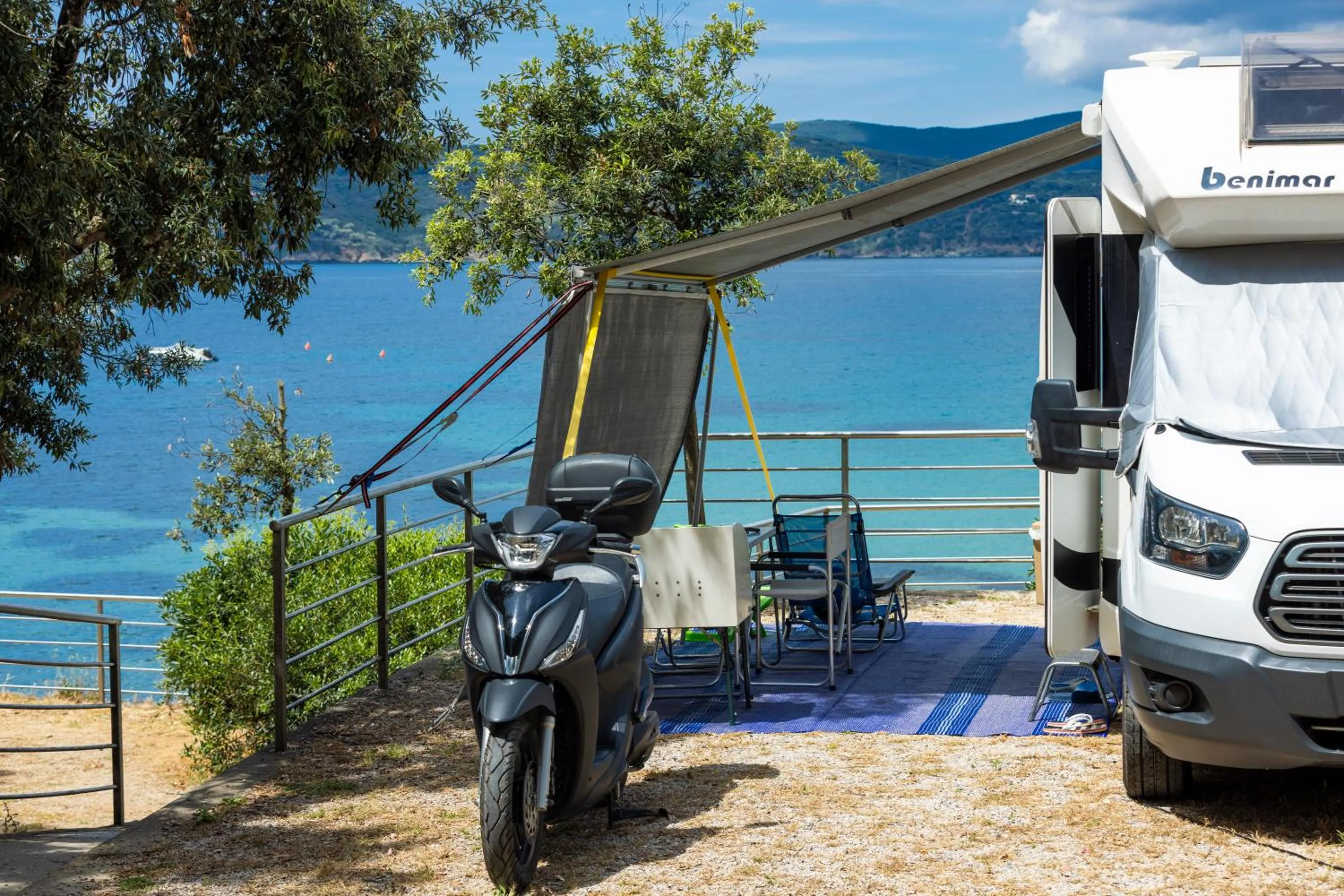 Sea view in Camping Village Le Calanchiole