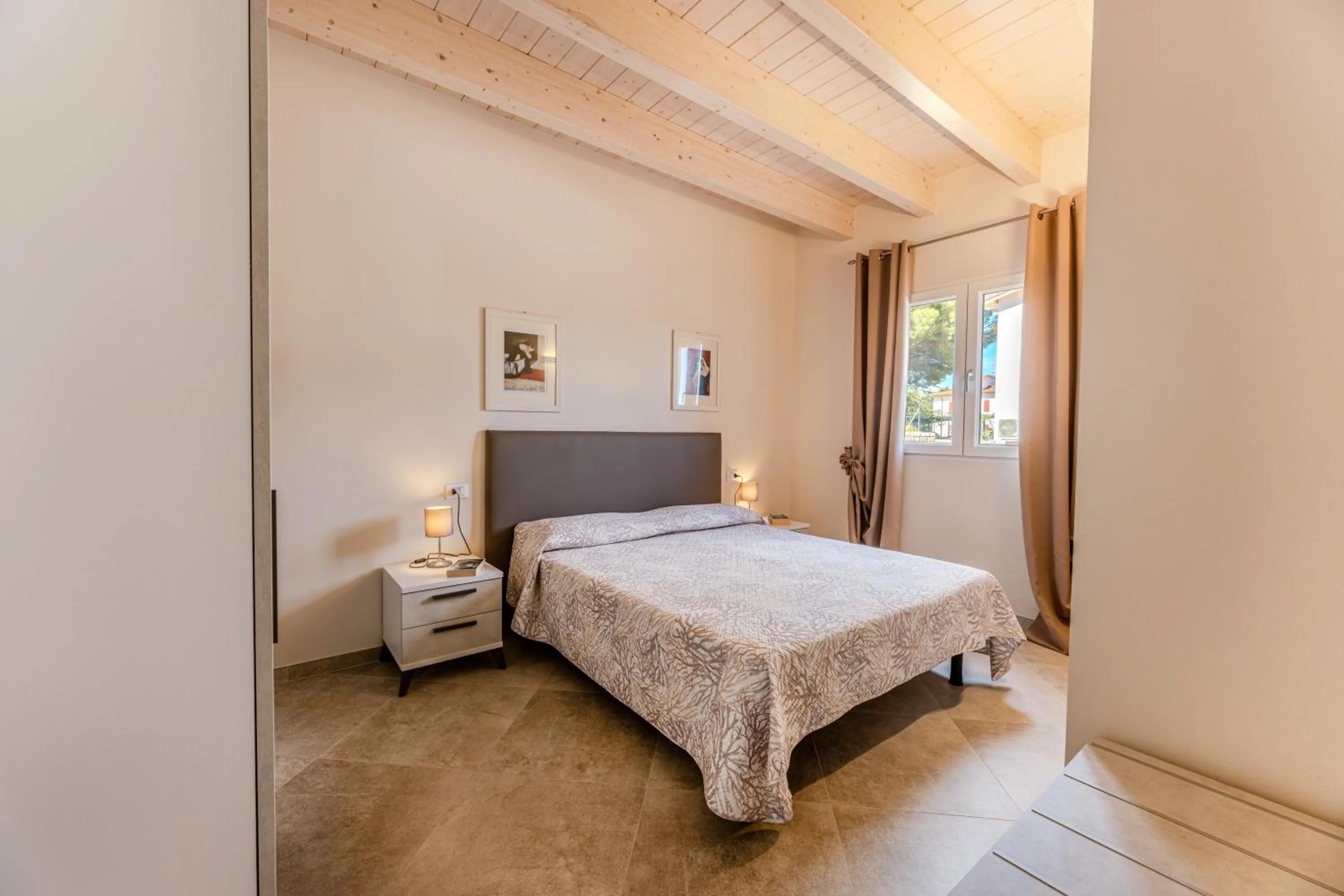 Bed in Camping Village Le Calanchiole