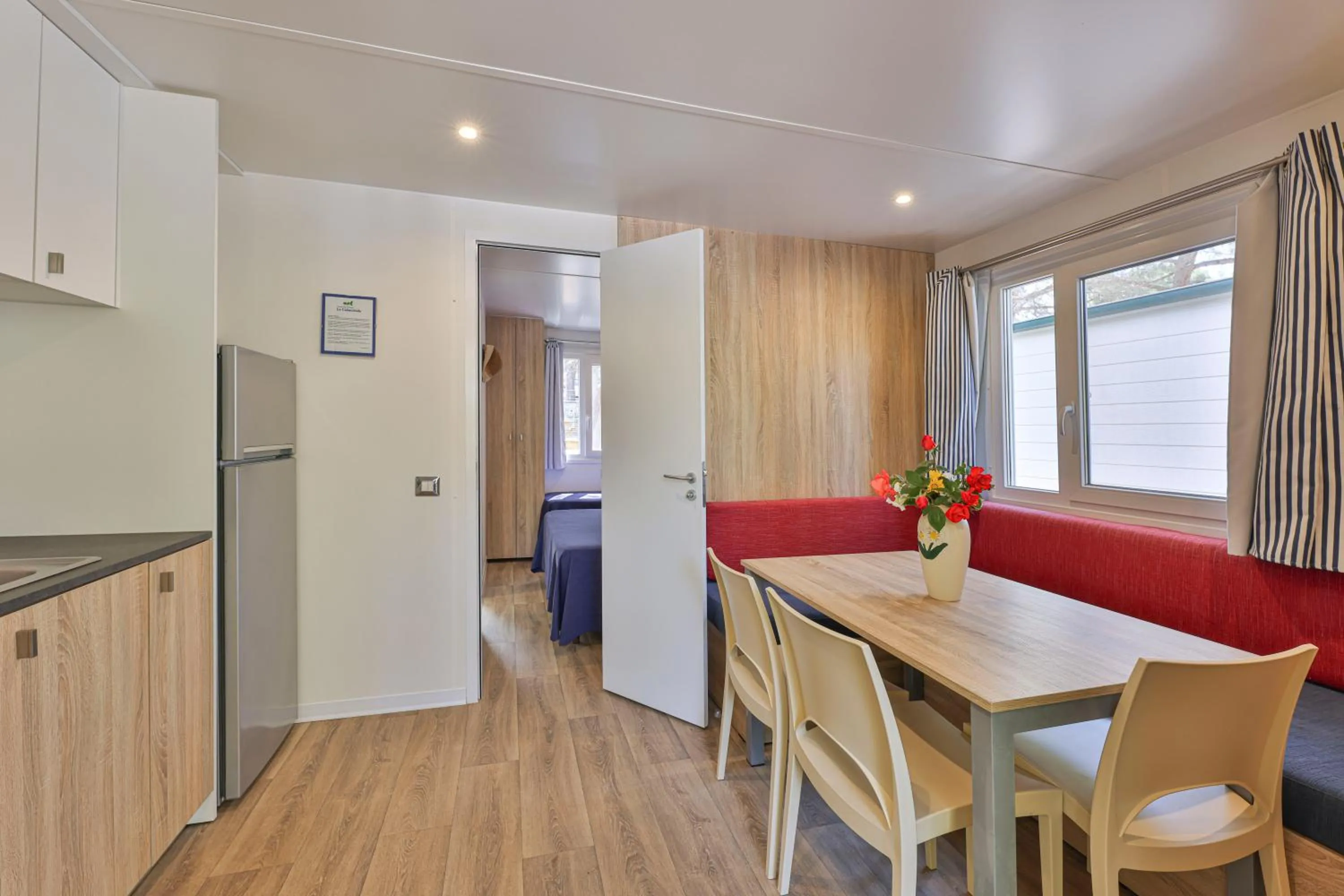 Kitchen or kitchenette in Camping Village Le Calanchiole
