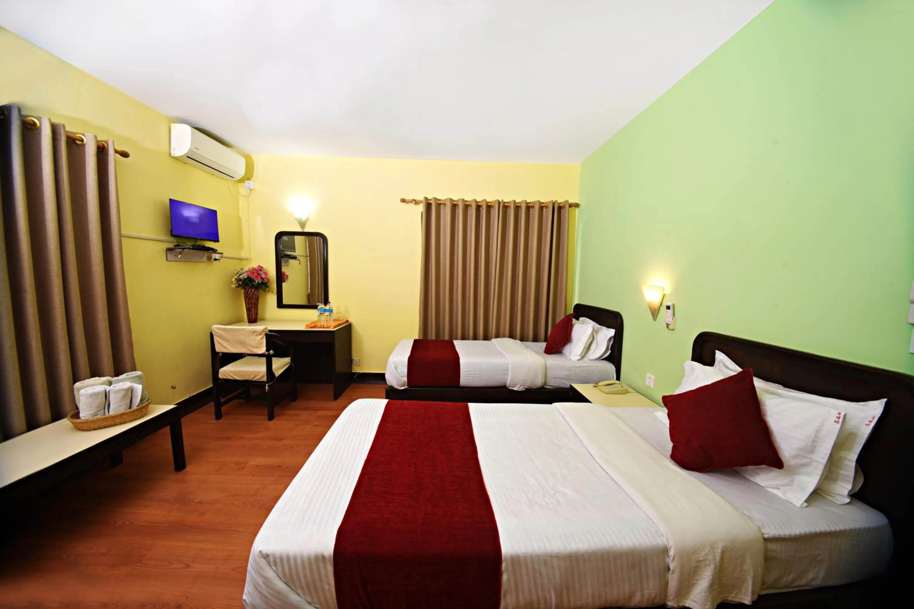 Bed in Sacred Boutique Hotel