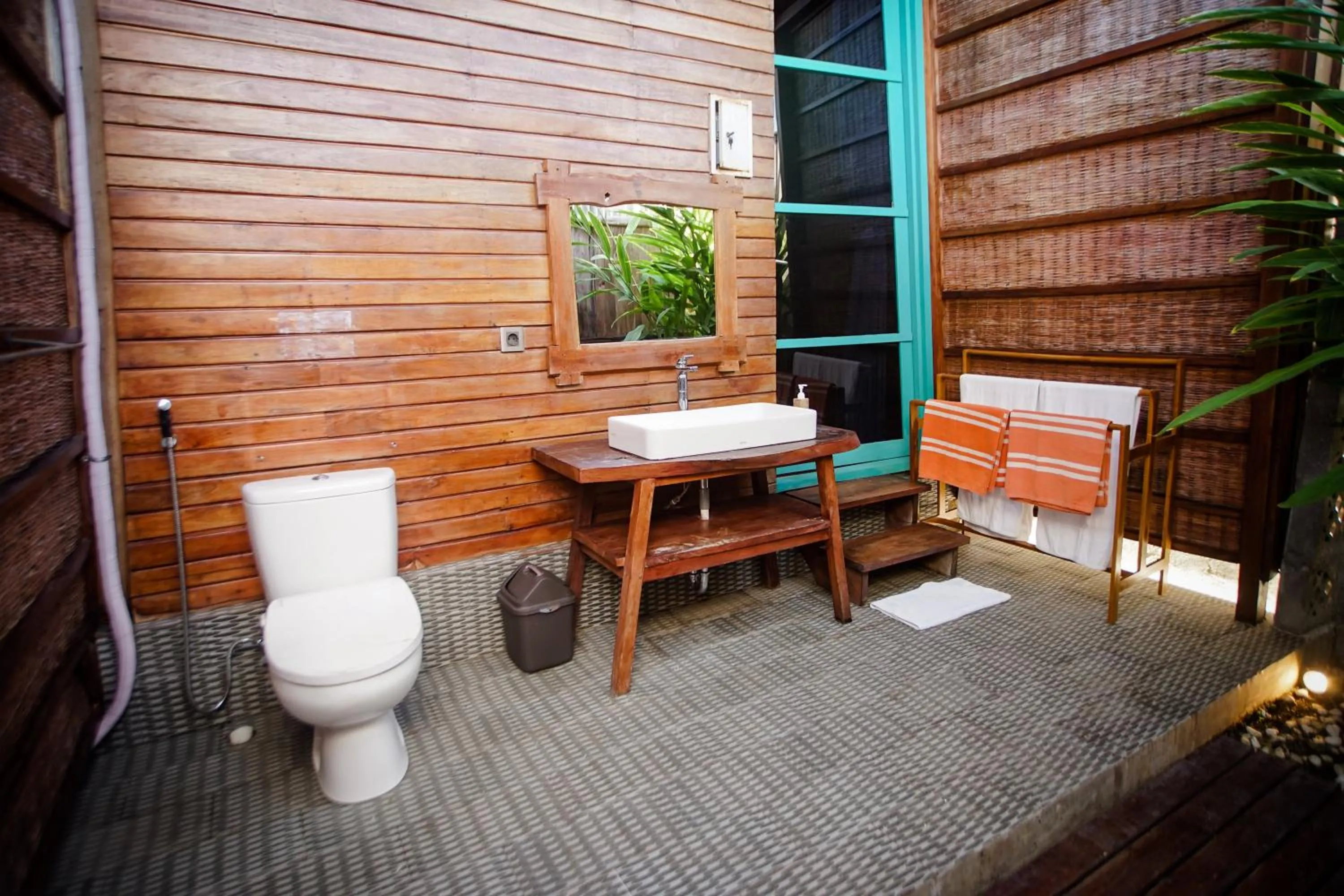 Toilet in Waras Villa