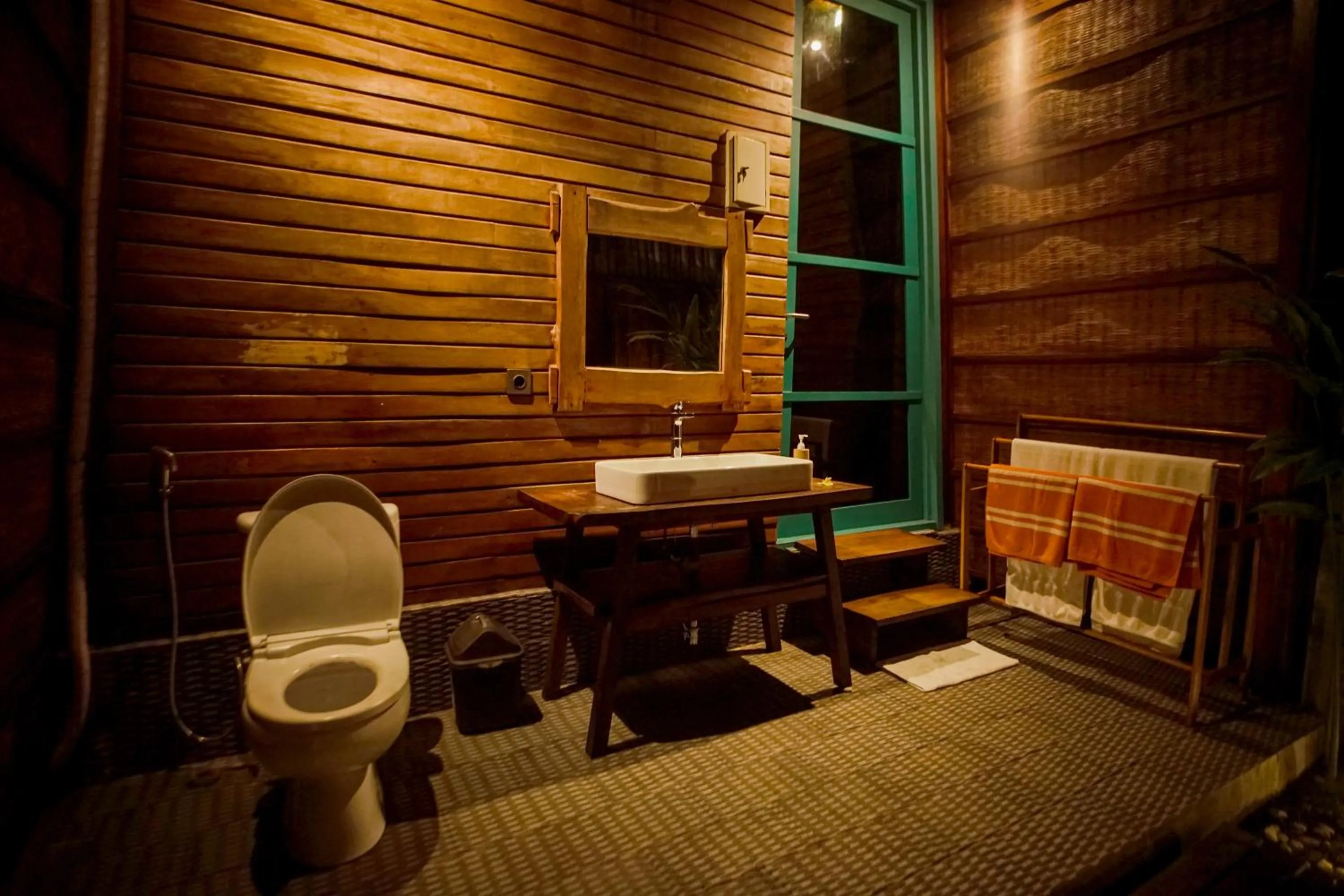 Toilet in Waras Villa