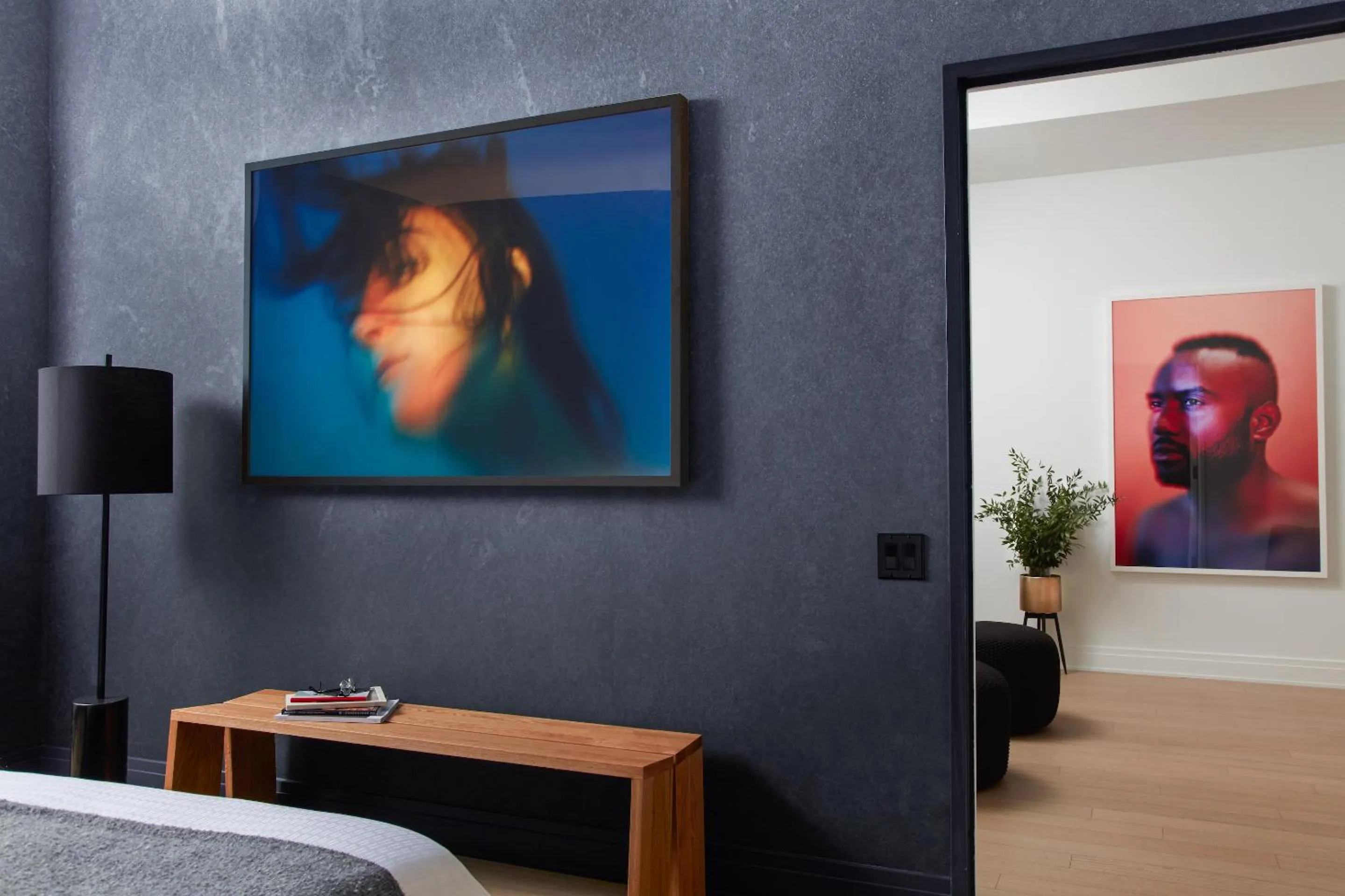 Bedroom, Bed in Mint House 70 Pine by Kasa