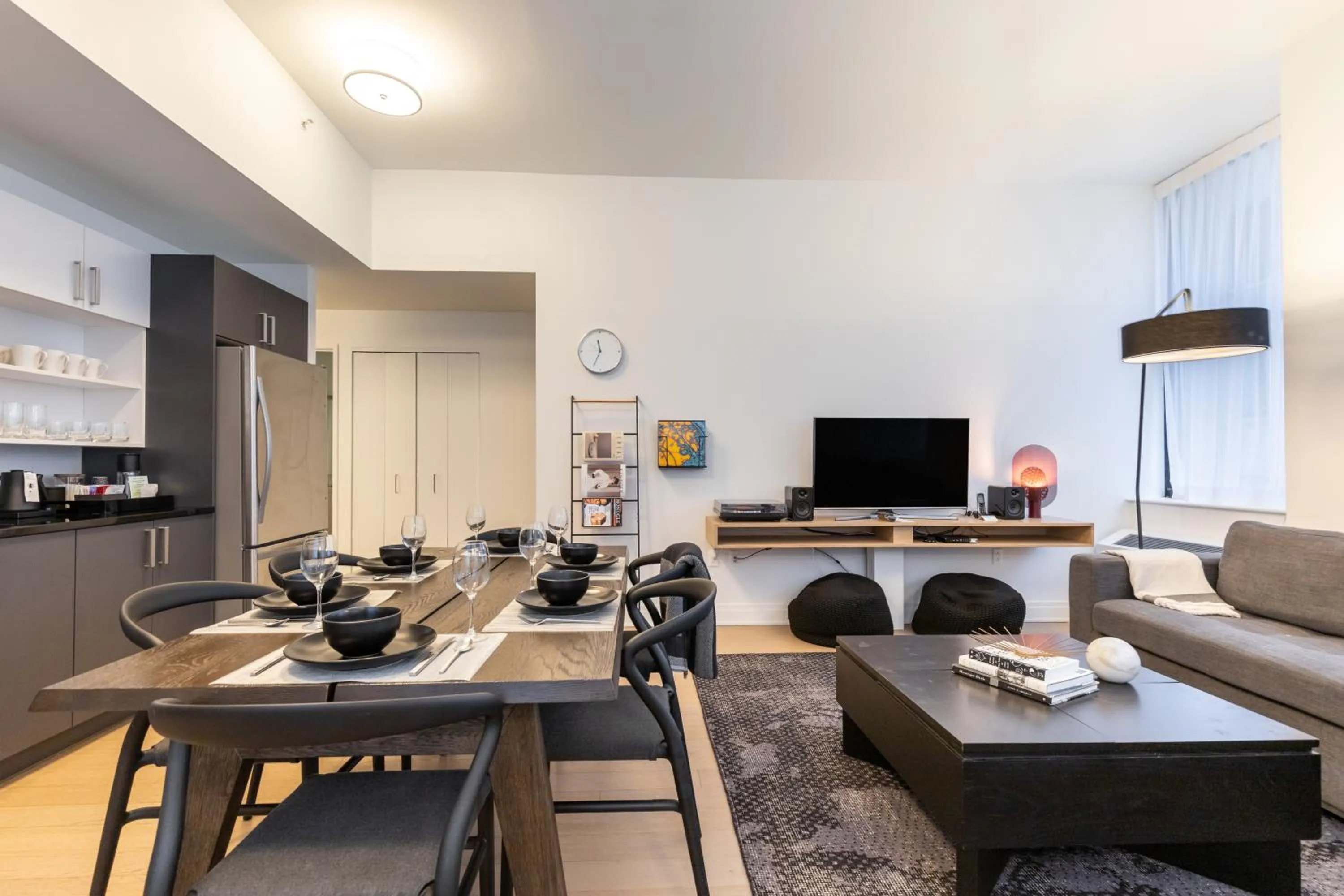 Living room in Mint House at 70 Pine