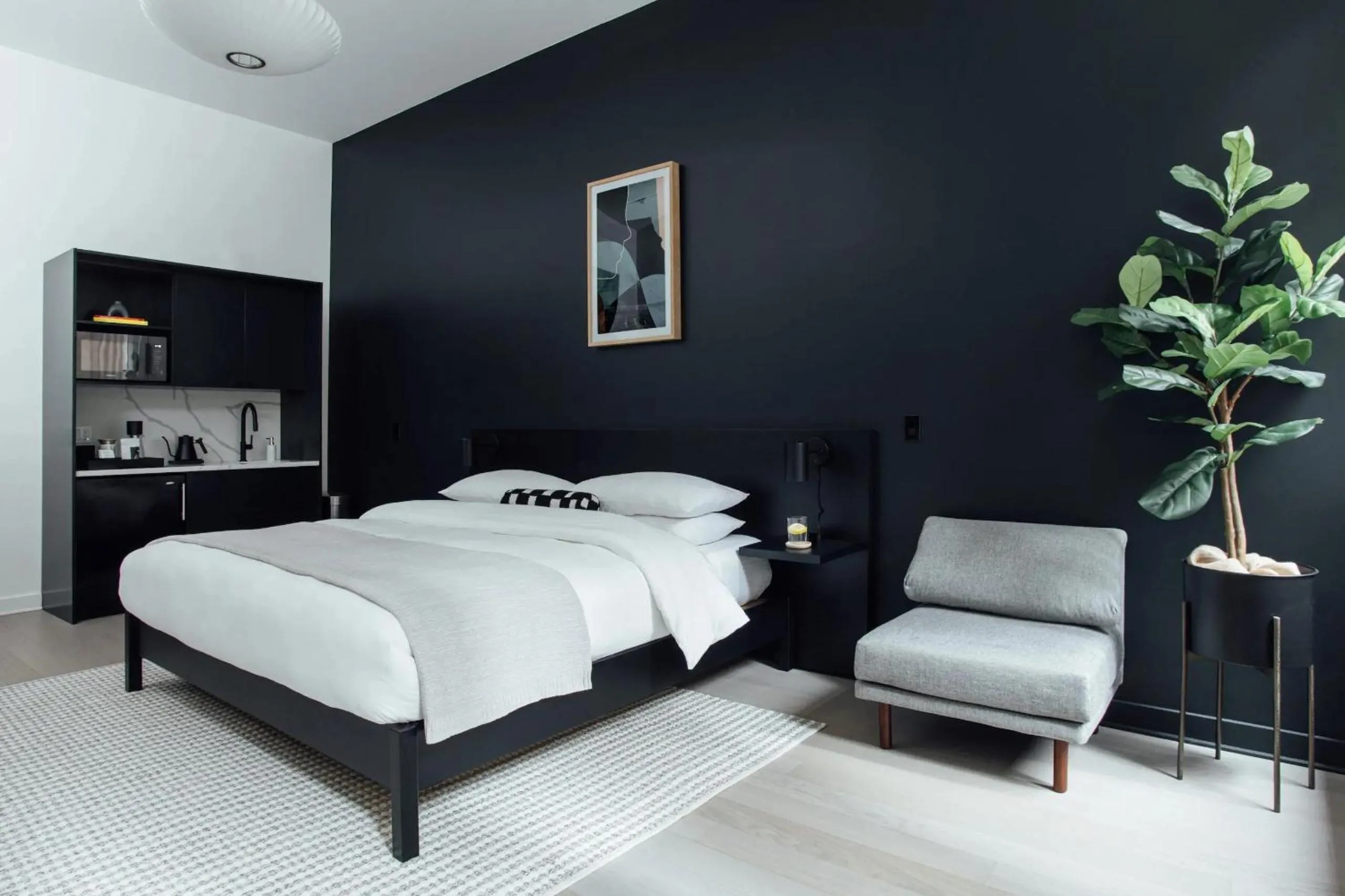 Bedroom, Bed in Mint House at 70 Pine