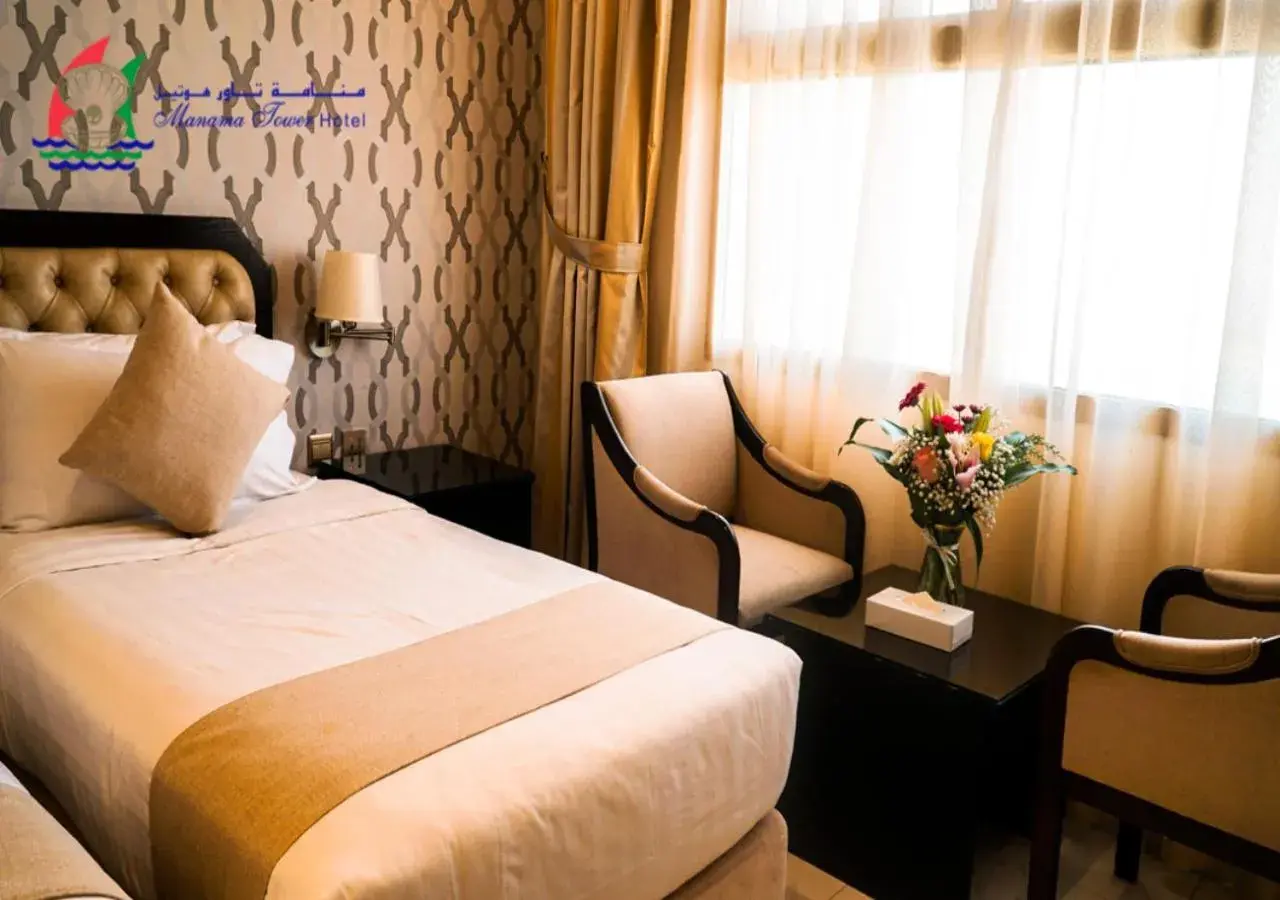 Bed in Manama Tower Hotel Bed in Manama Tower Hotel