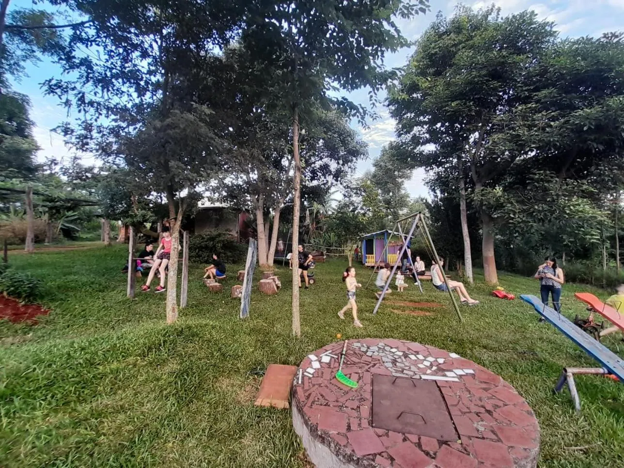 Children play ground in Granja La Lechuza Ecolodge