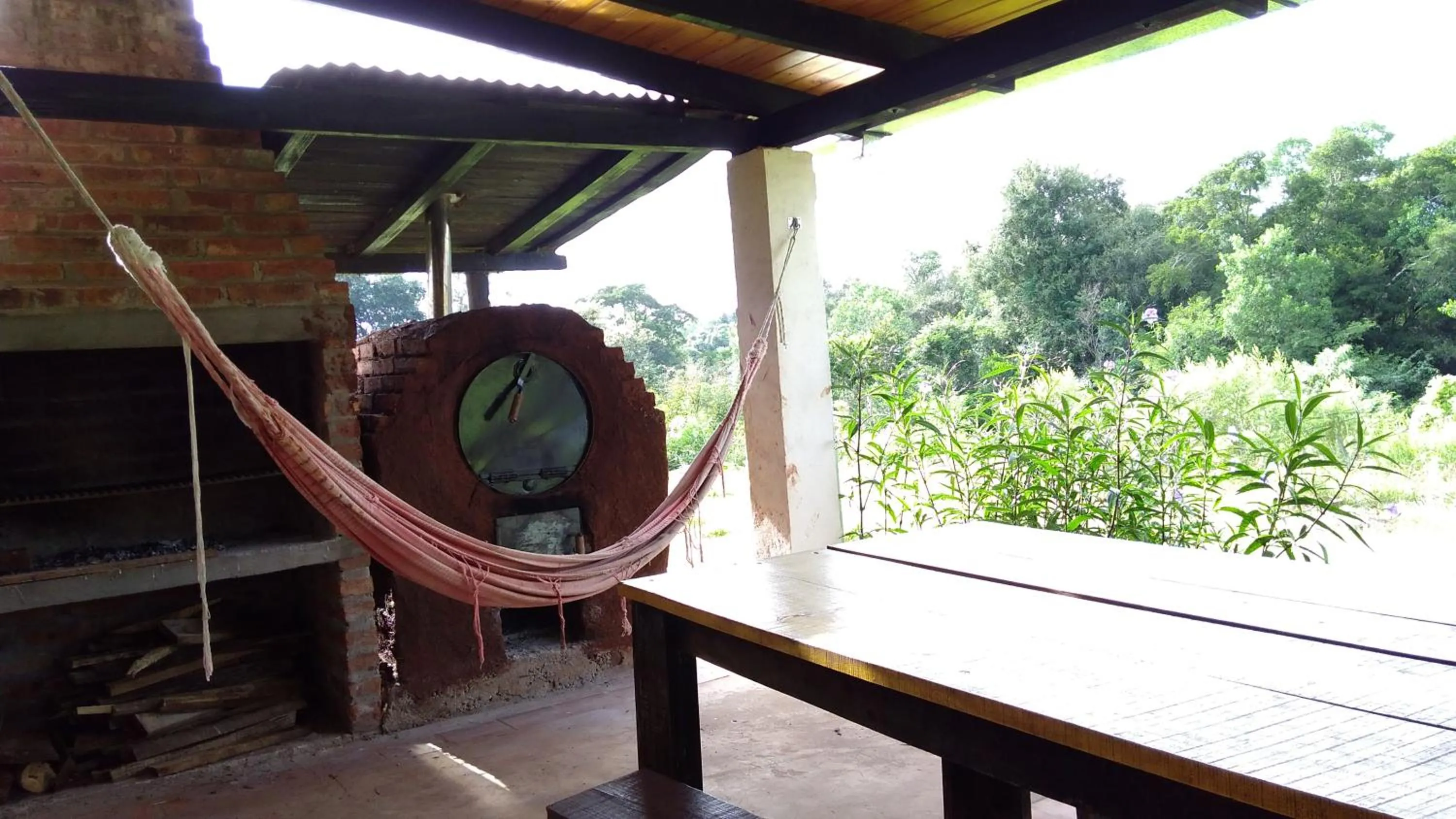 Balcony/Terrace in Granja La Lechuza Ecolodge