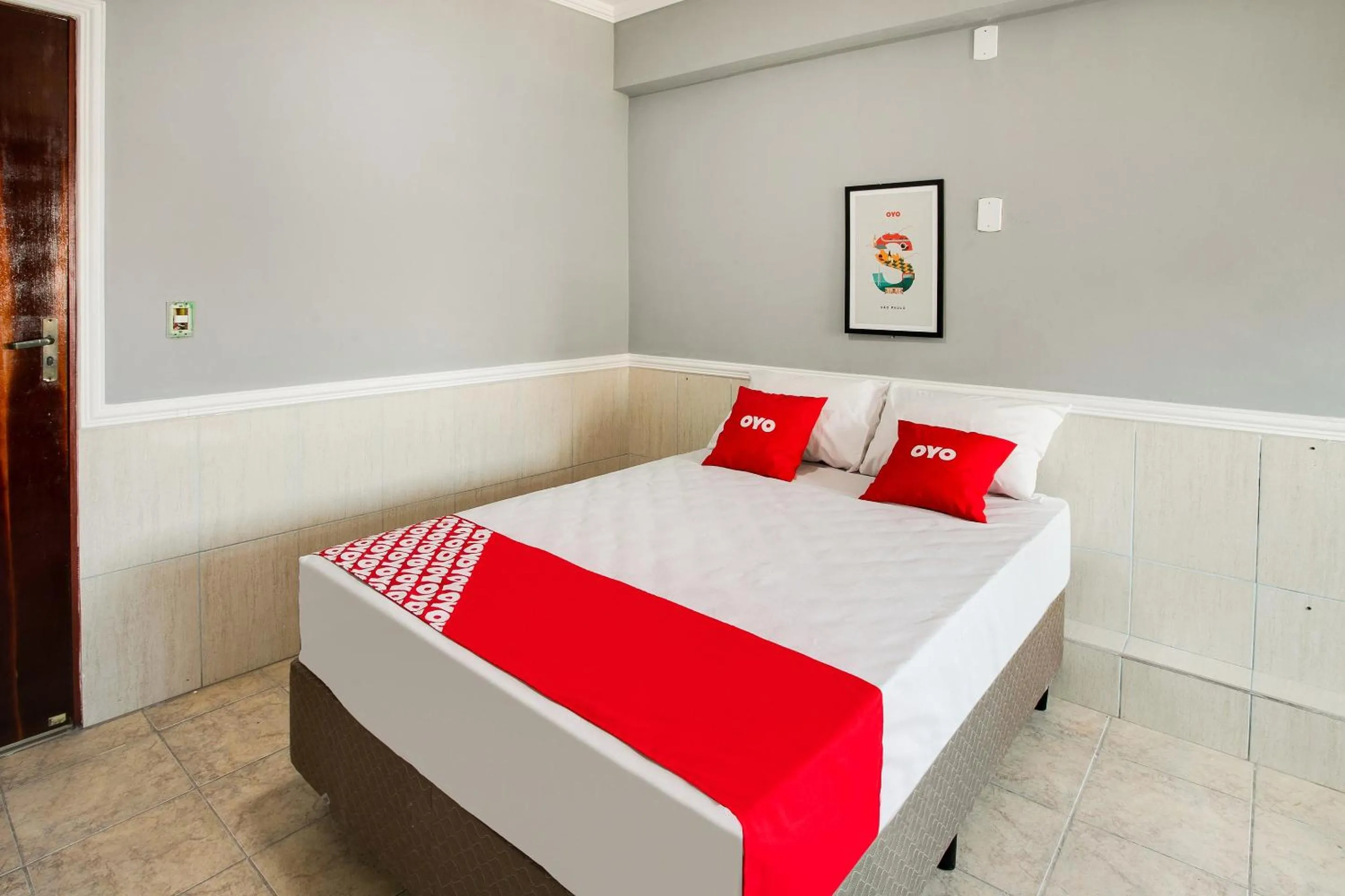 Bedroom, Bed in OYO Hotel Boneville, São Paulo