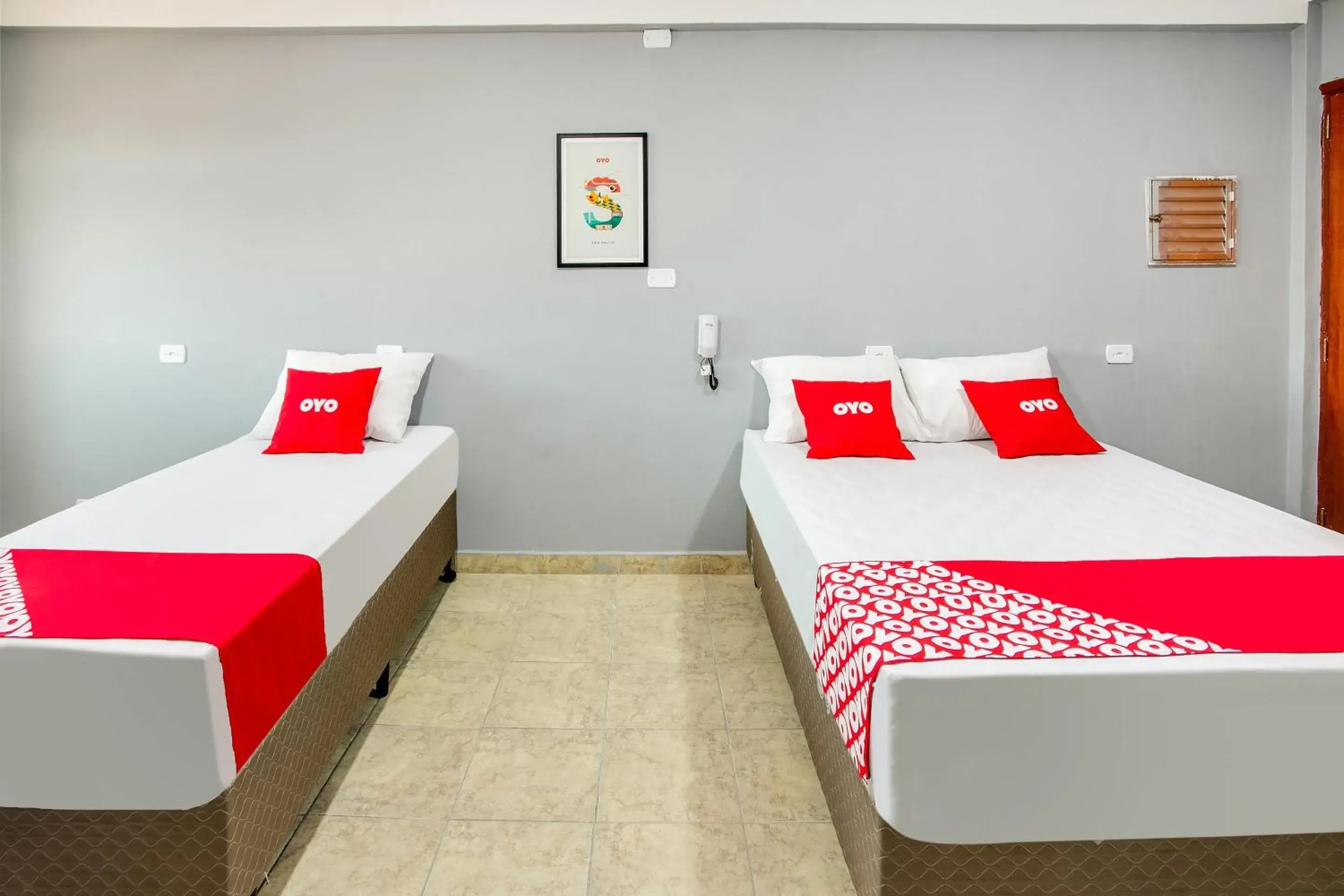 Standard Triple Room - single occupancy in OYO Hotel Boneville, São Paulo Standard Triple Room - single occupancy in OYO Hotel Boneville, São Paulo