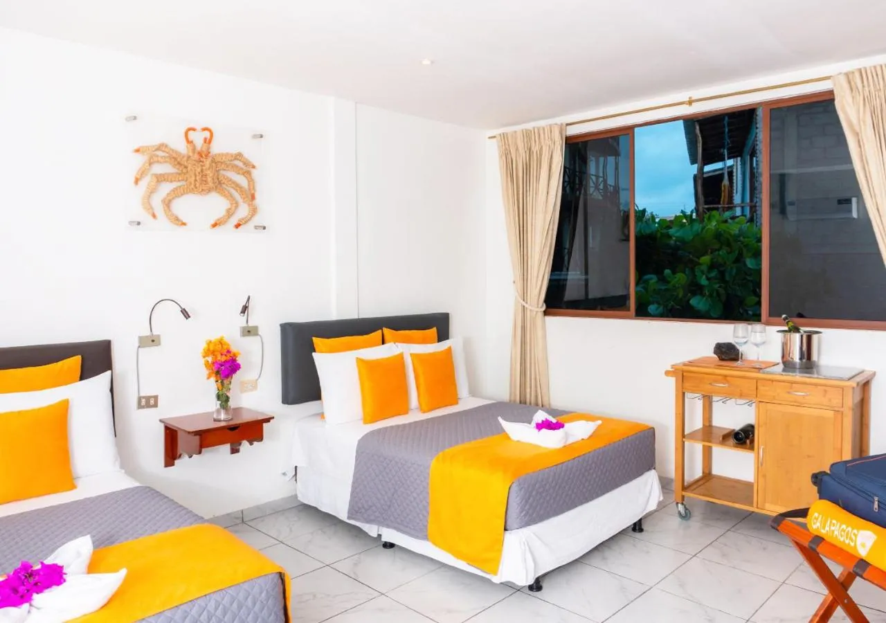 Bed in La Zayapa Hotel