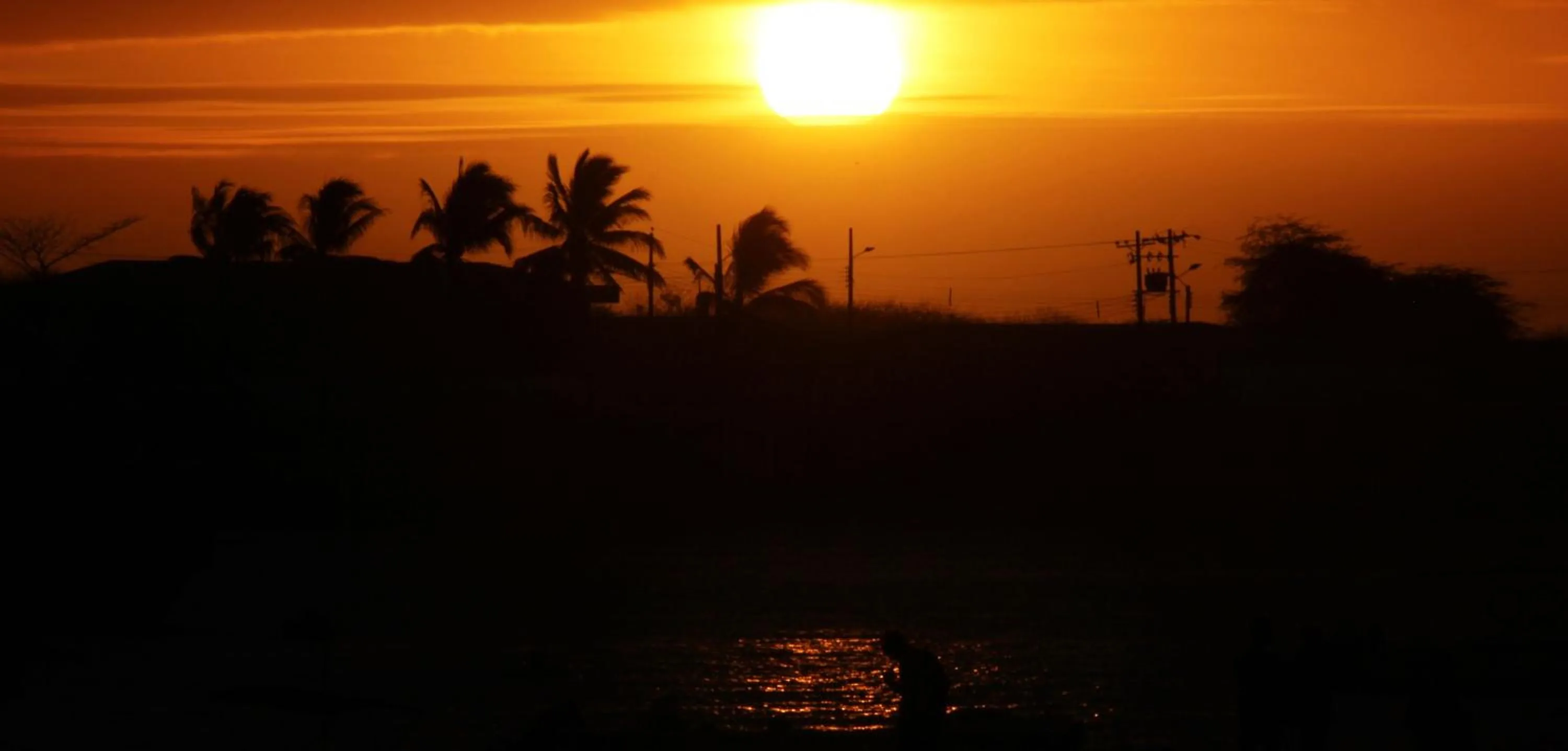 Sunset in La Zayapa Hotel