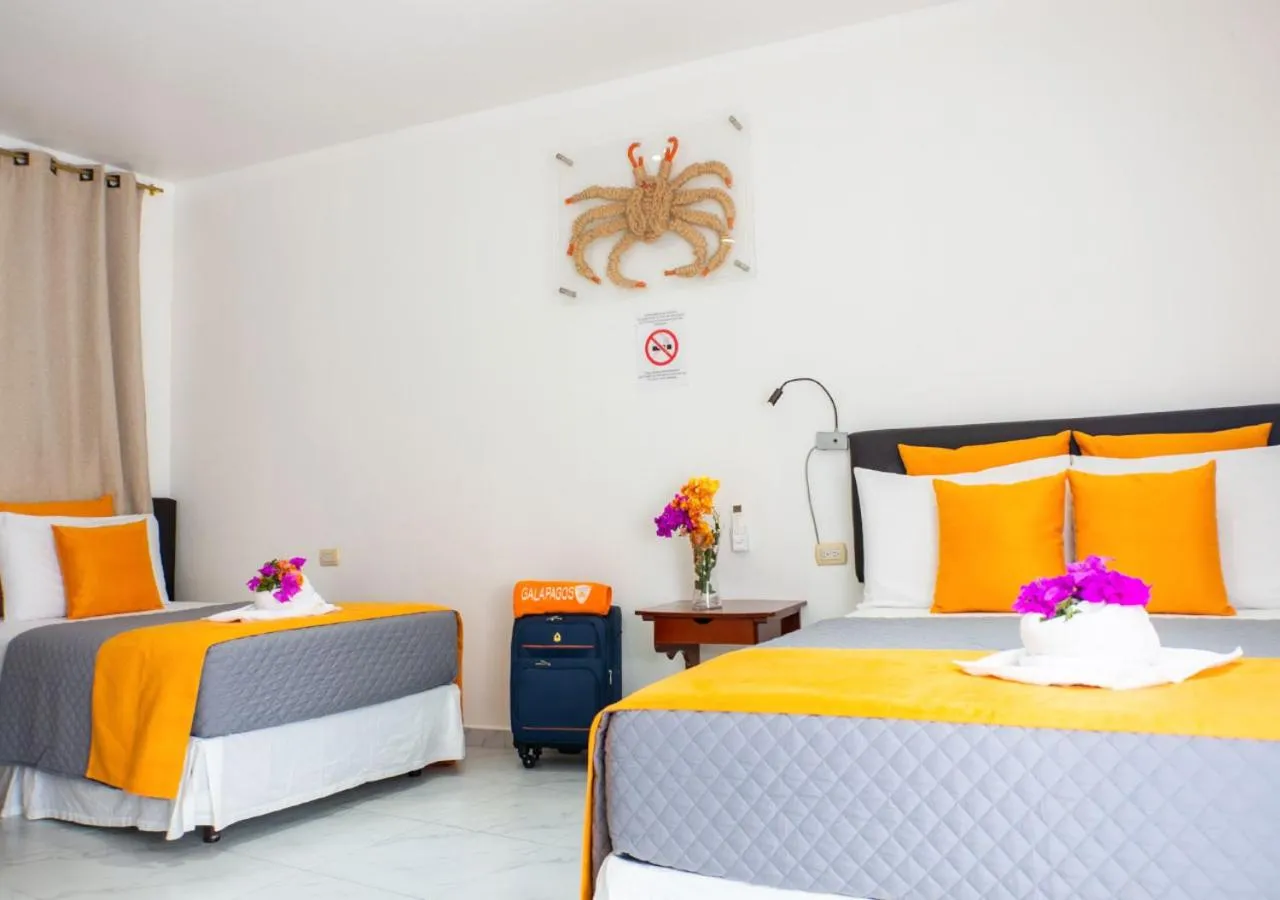 Bed in La Zayapa Hotel