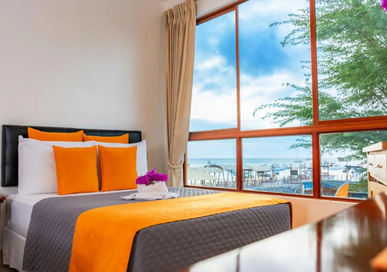 Bed in La Zayapa Hotel