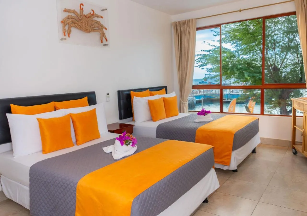 Bed in La Zayapa Hotel