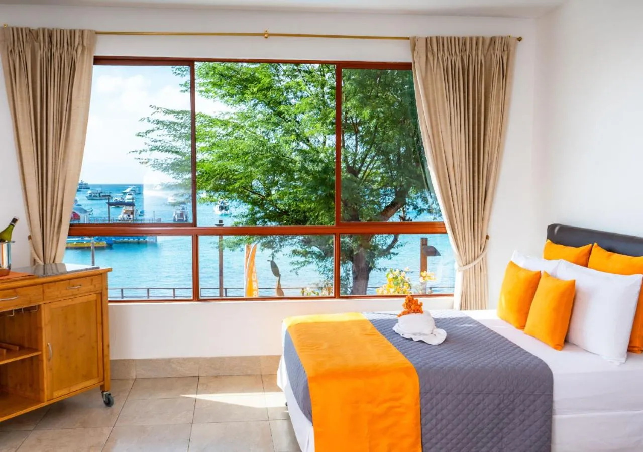 Bed in La Zayapa Hotel