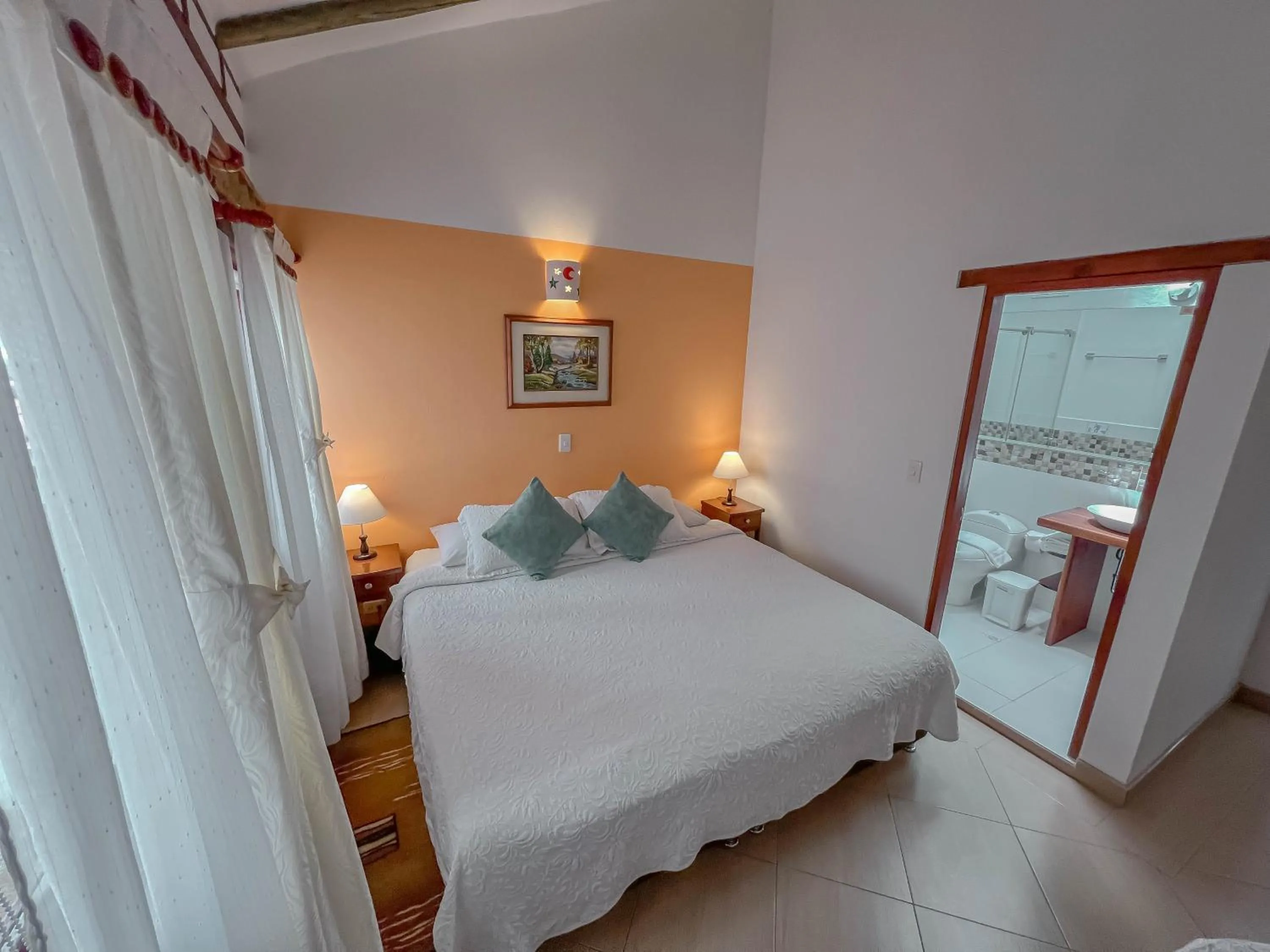 Bed in Hotel Villa del Angel