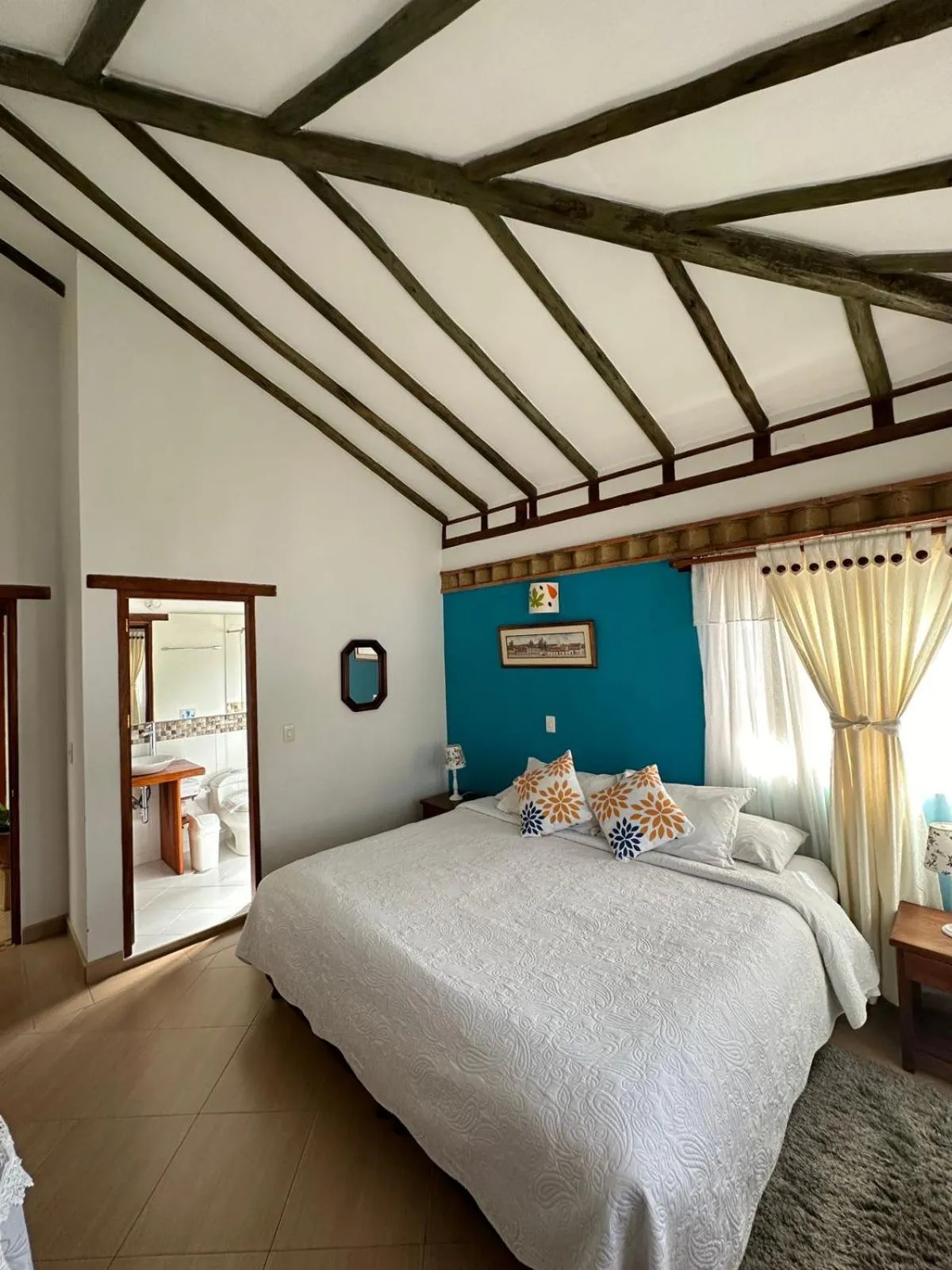 Bed in Hotel Villa del Angel