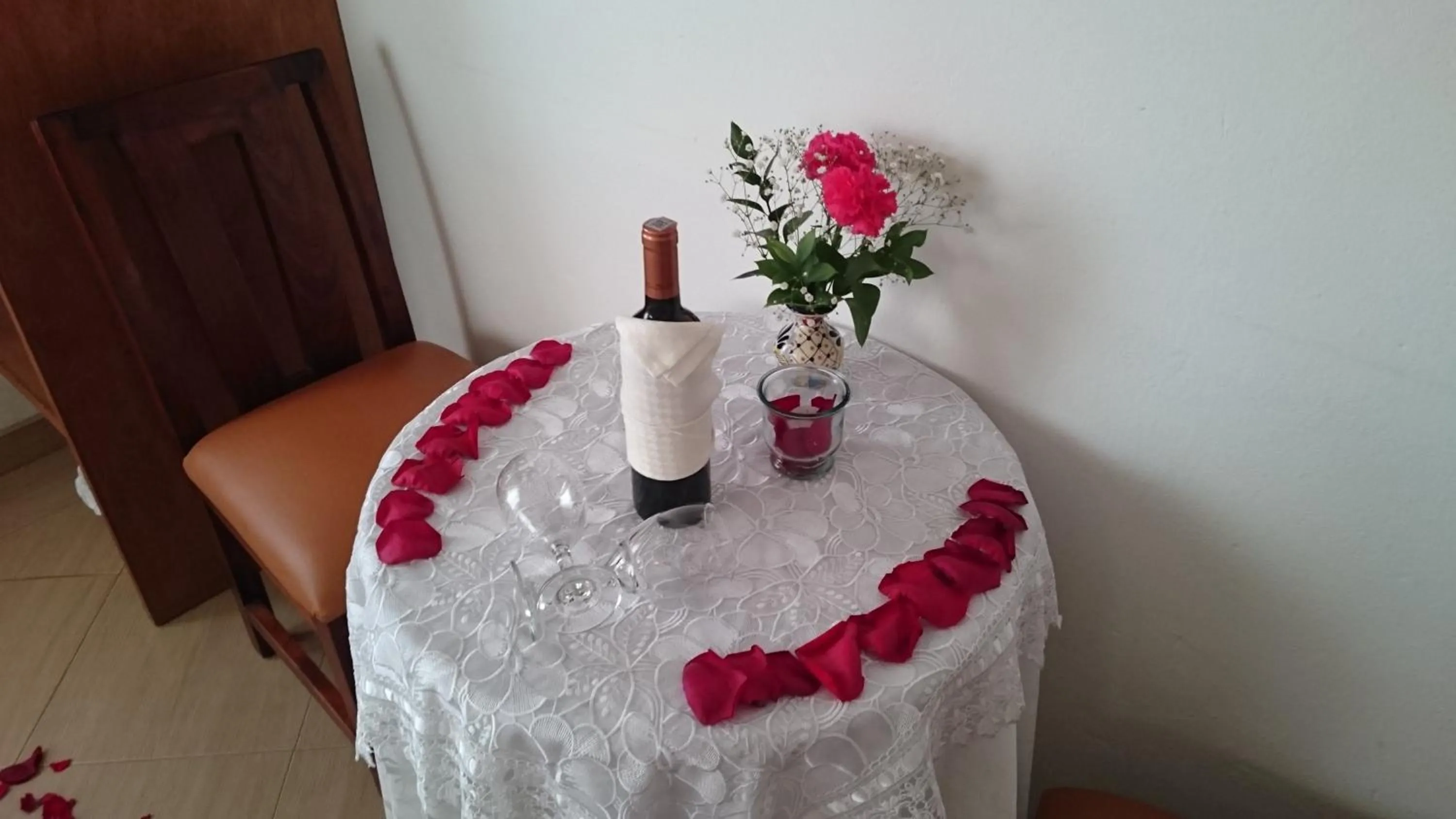Dining area in Hotel Villa del Angel