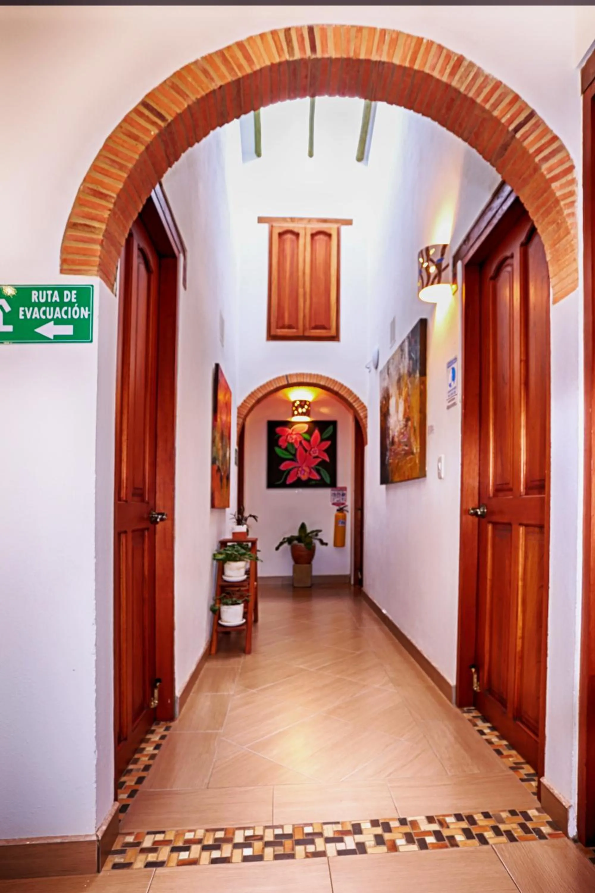 View (from property/room) in Hotel Villa del Angel
