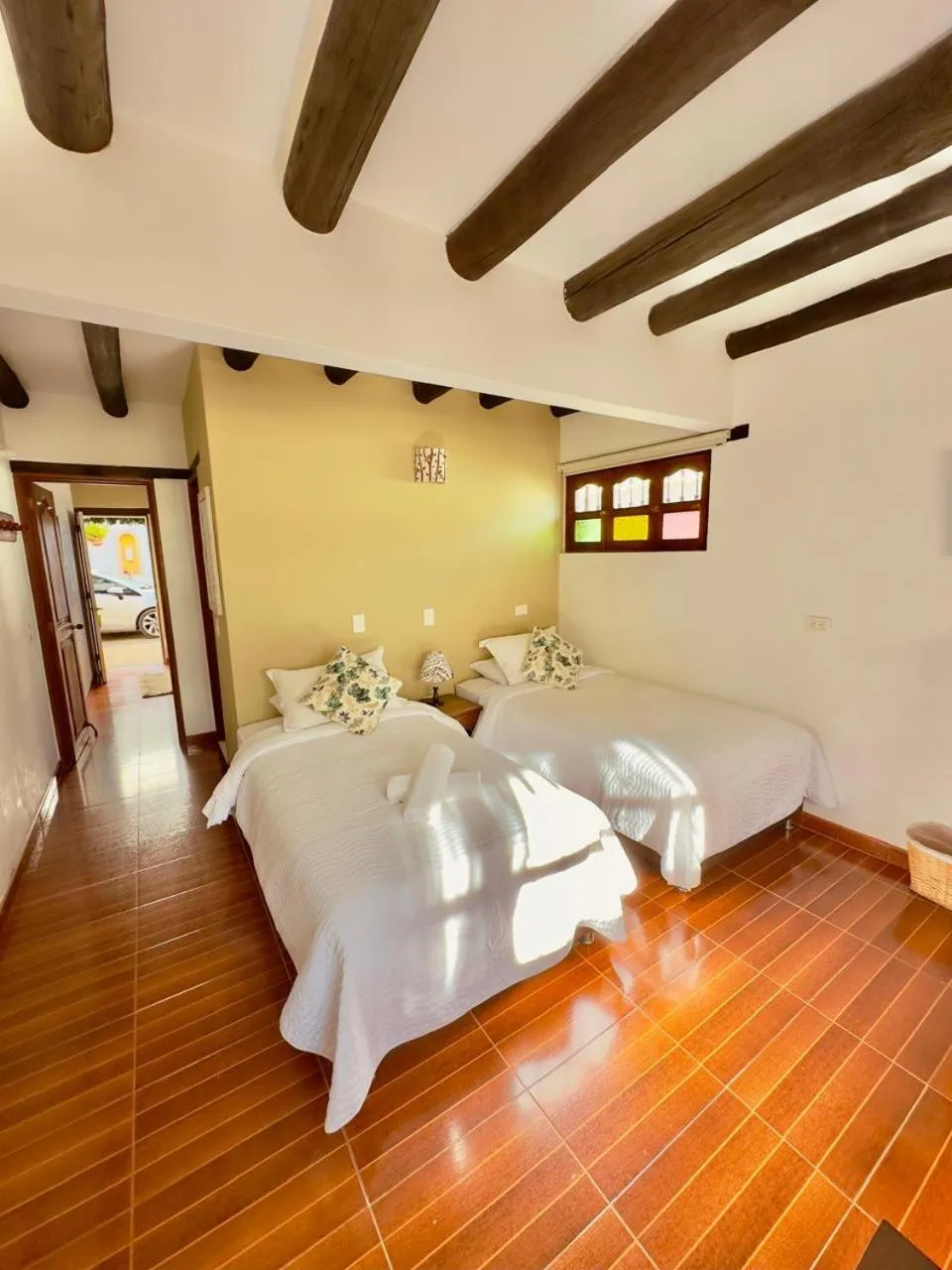 Bed in Hotel Villa del Angel