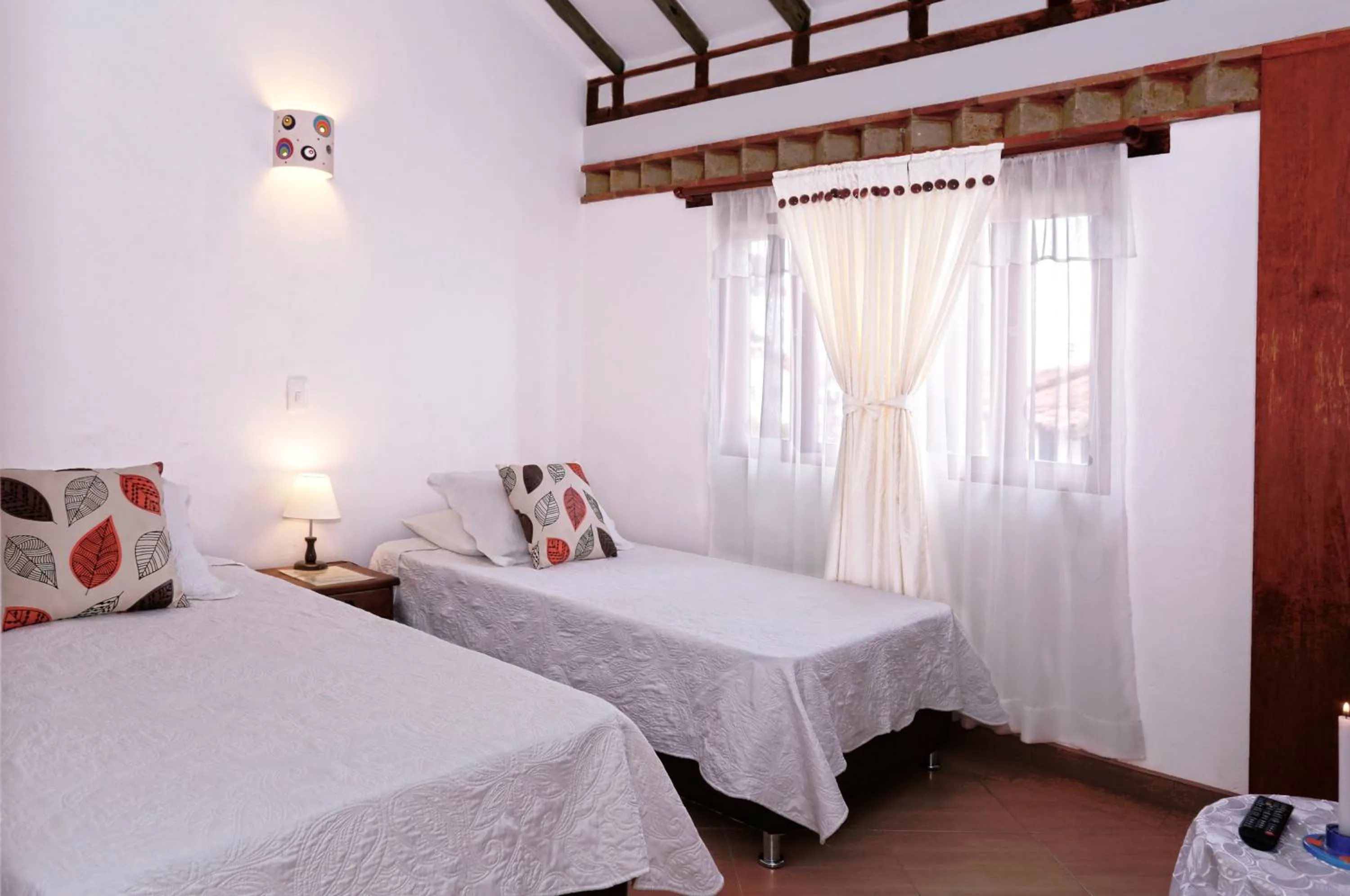 Bed in Hotel Villa del Angel