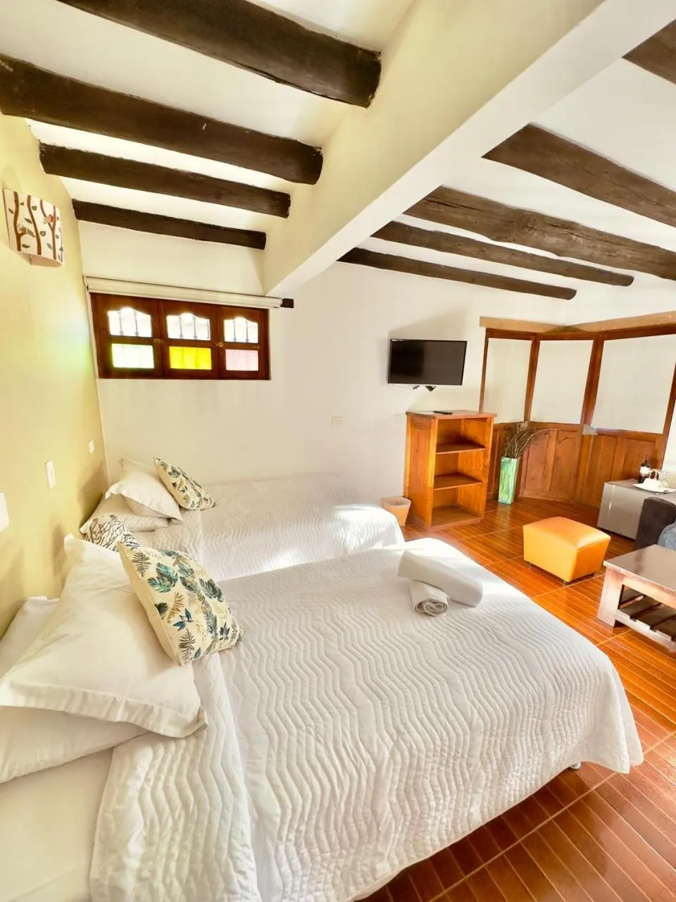 Bed in Hotel Villa del Angel