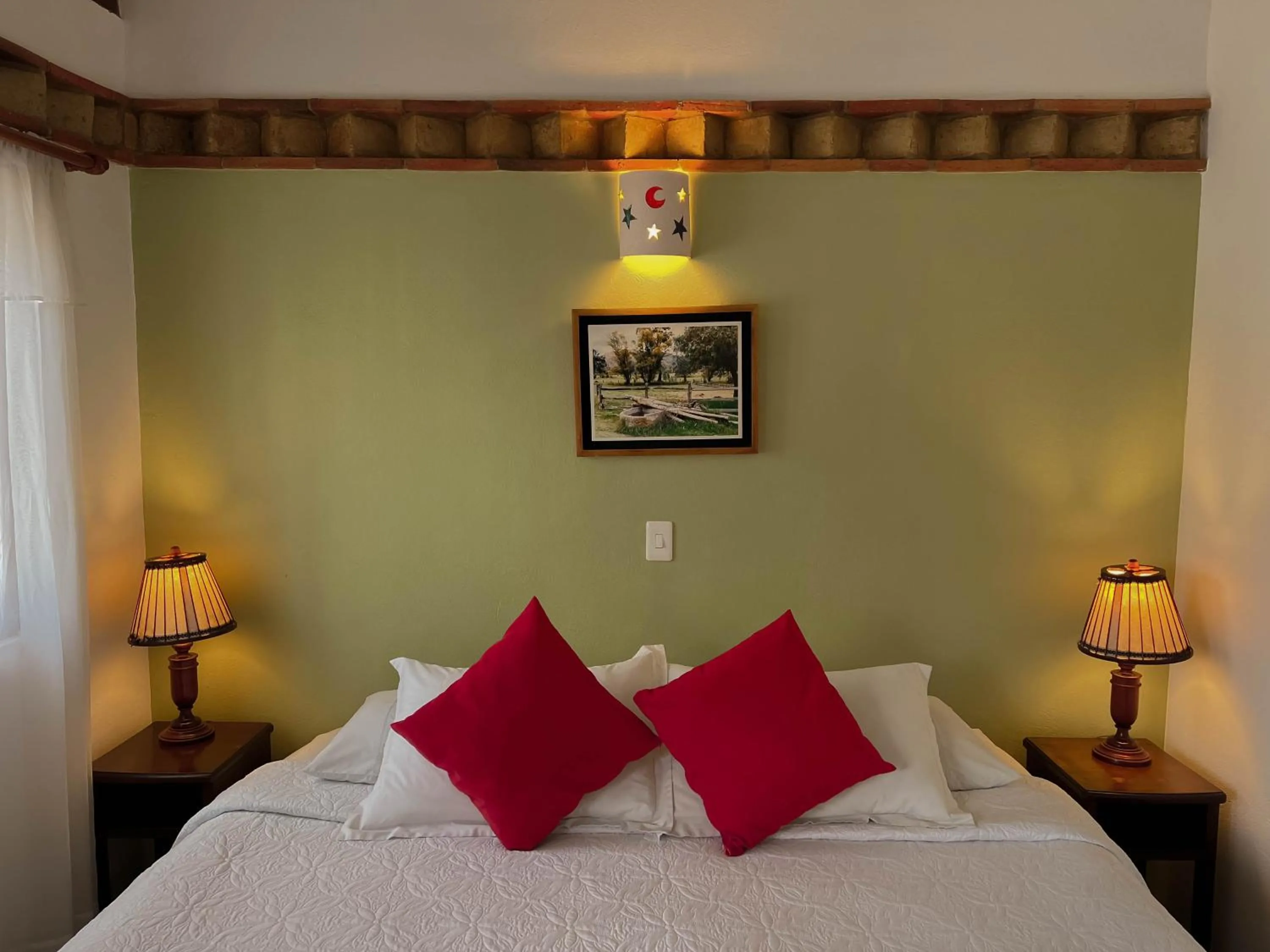 Bed in Hotel Villa del Angel