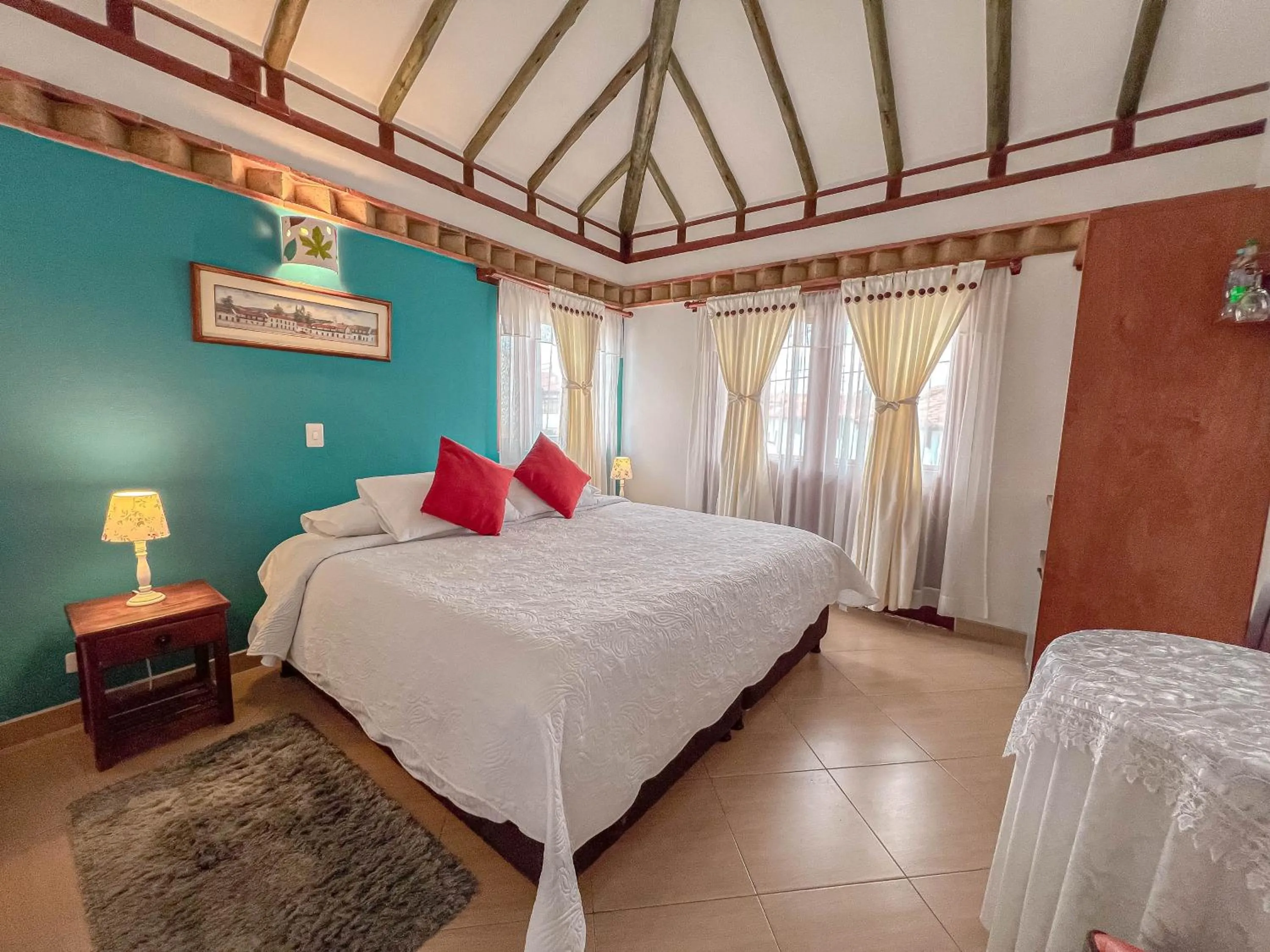 Bed in Hotel Villa del Angel