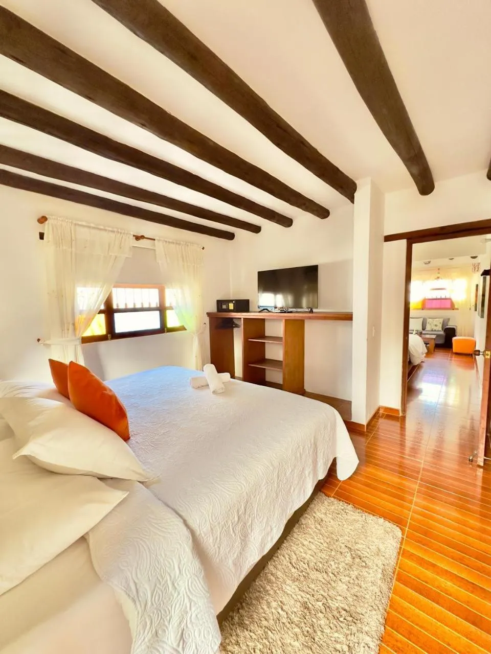 Bed in Hotel Villa del Angel