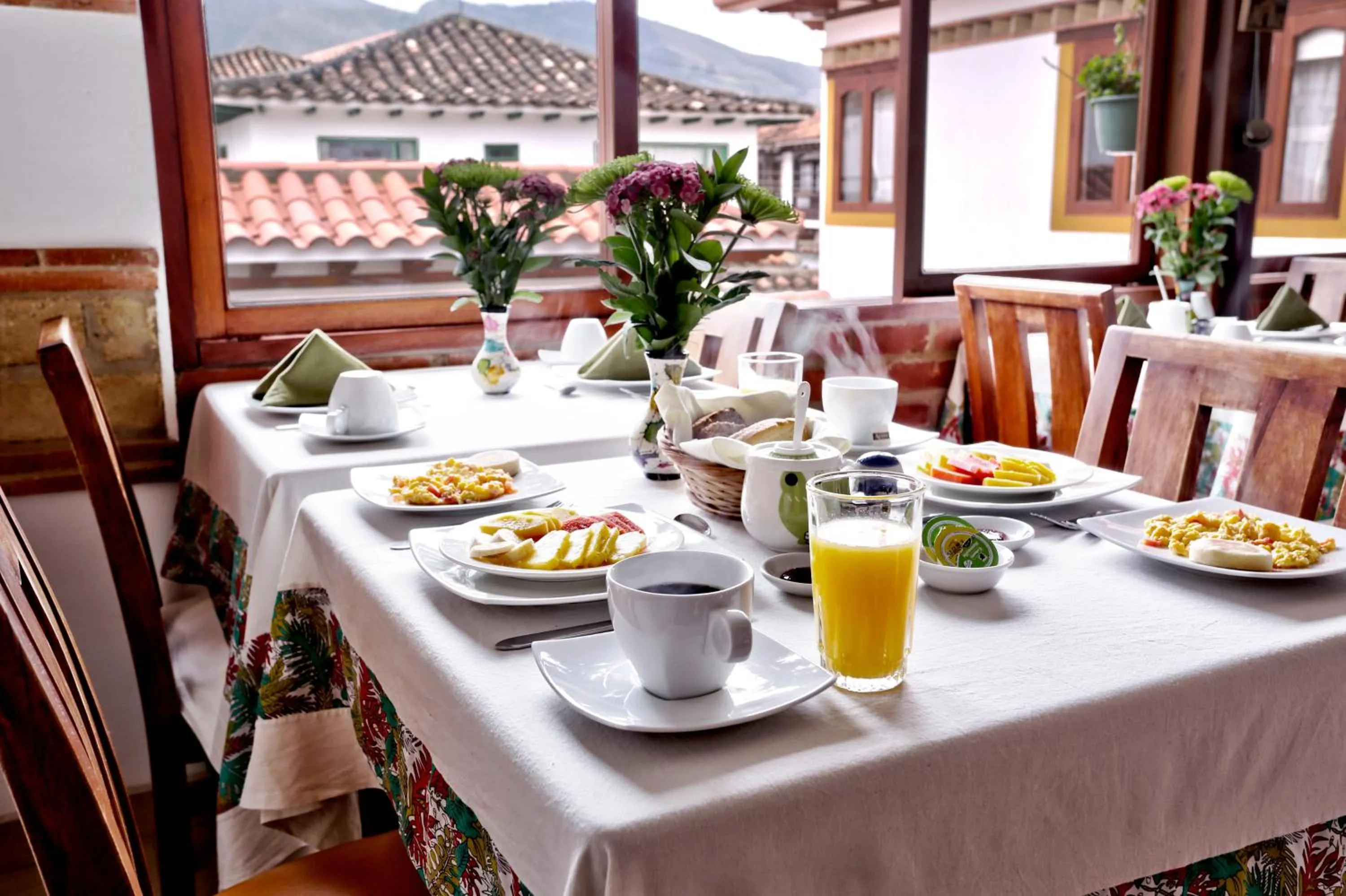 Food in Hotel Villa del Angel