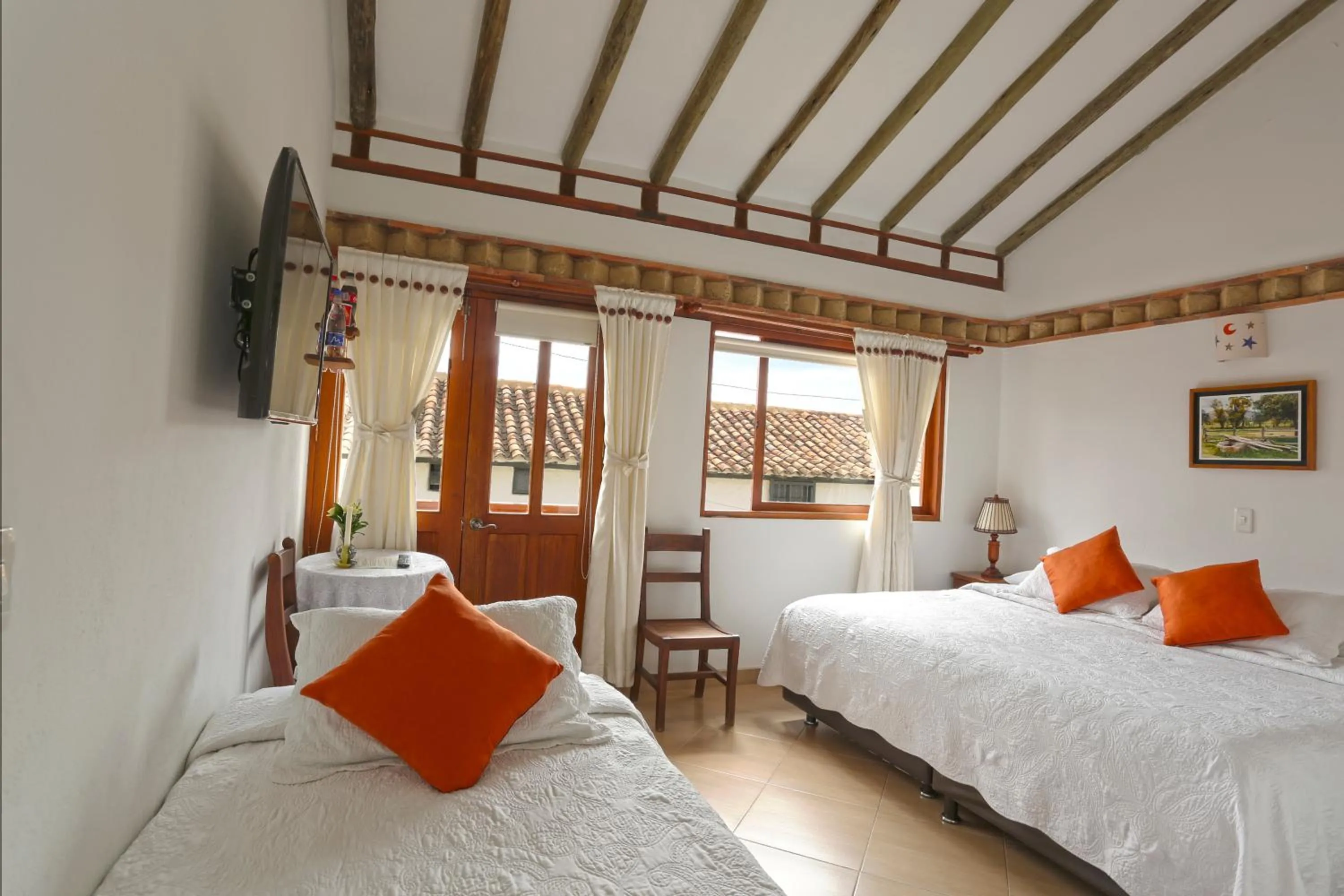Bed in Hotel Villa del Angel