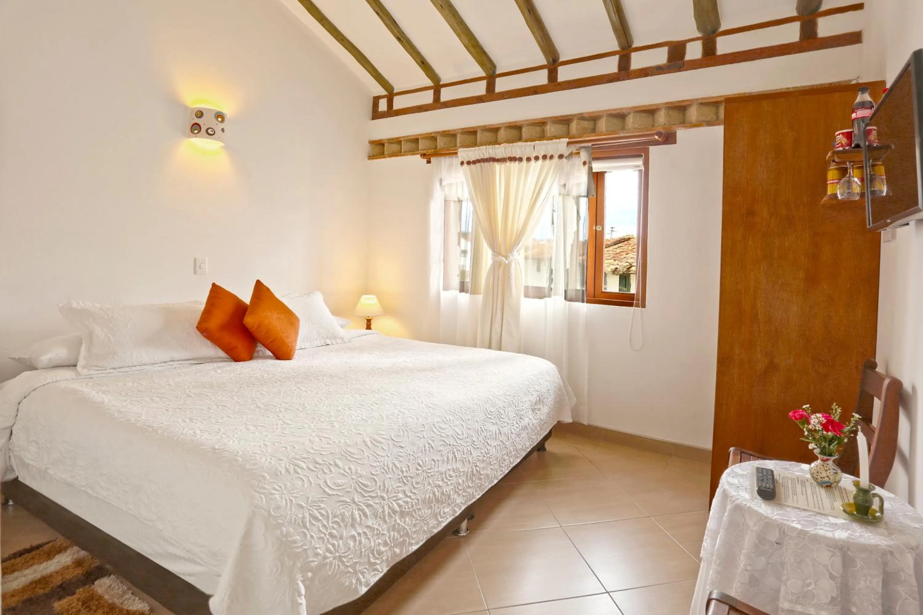 Bed in Hotel Villa del Angel