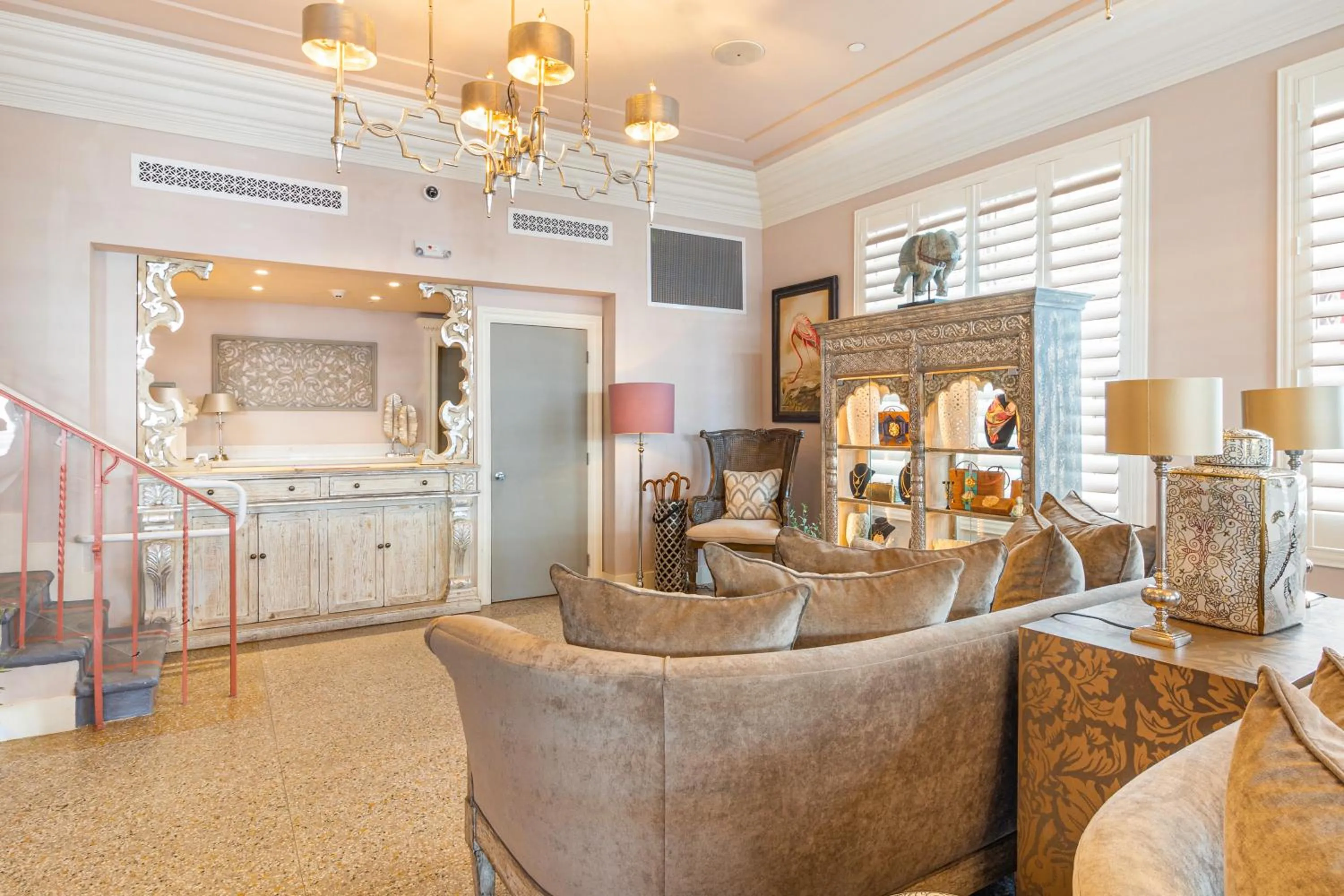 Lobby or reception in Henrosa Hotel