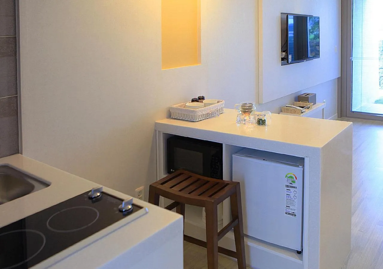 Kitchen or kitchenette in Comma&Spa Resort