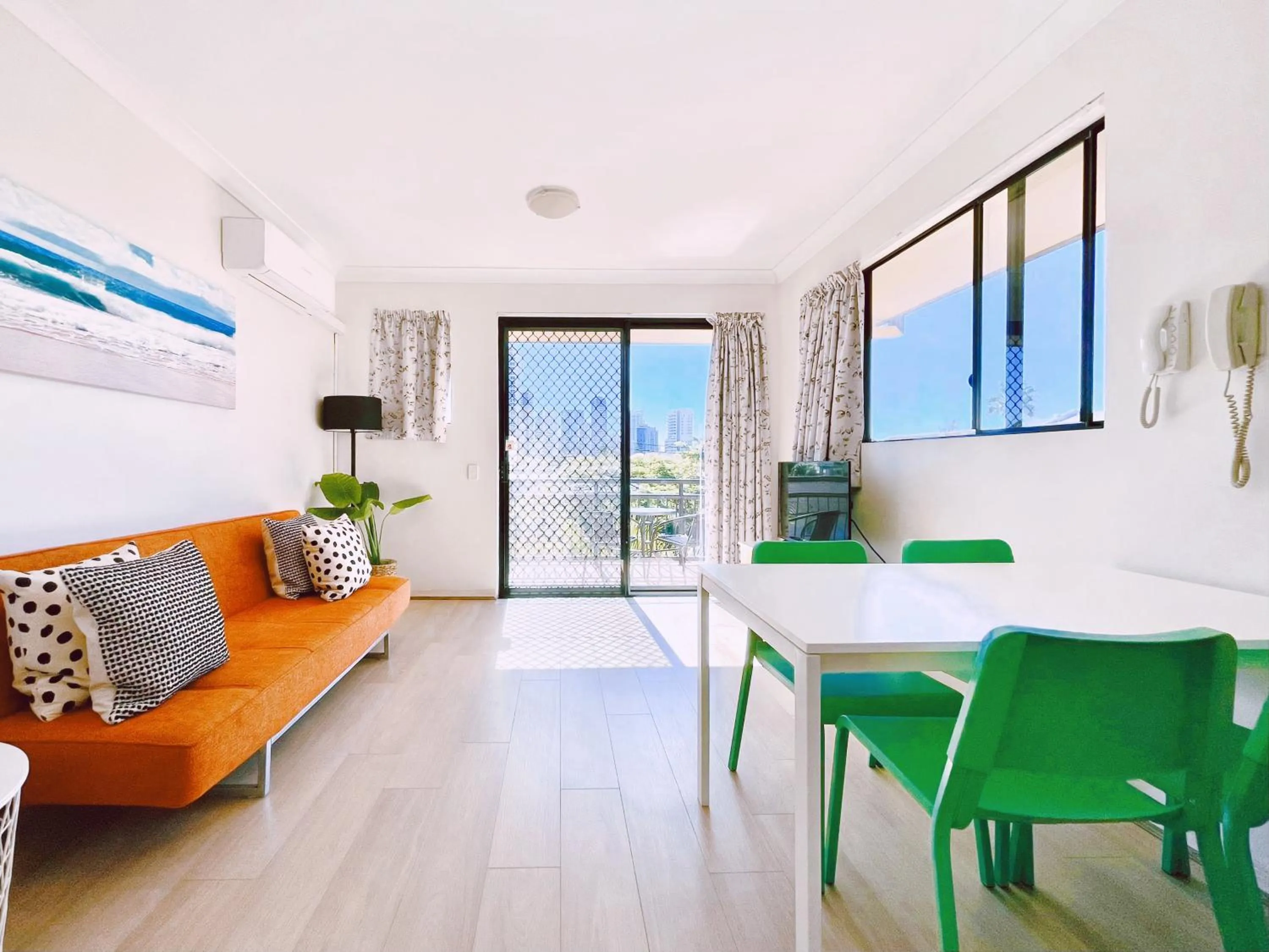 Living room in Mermaid Beach Park View