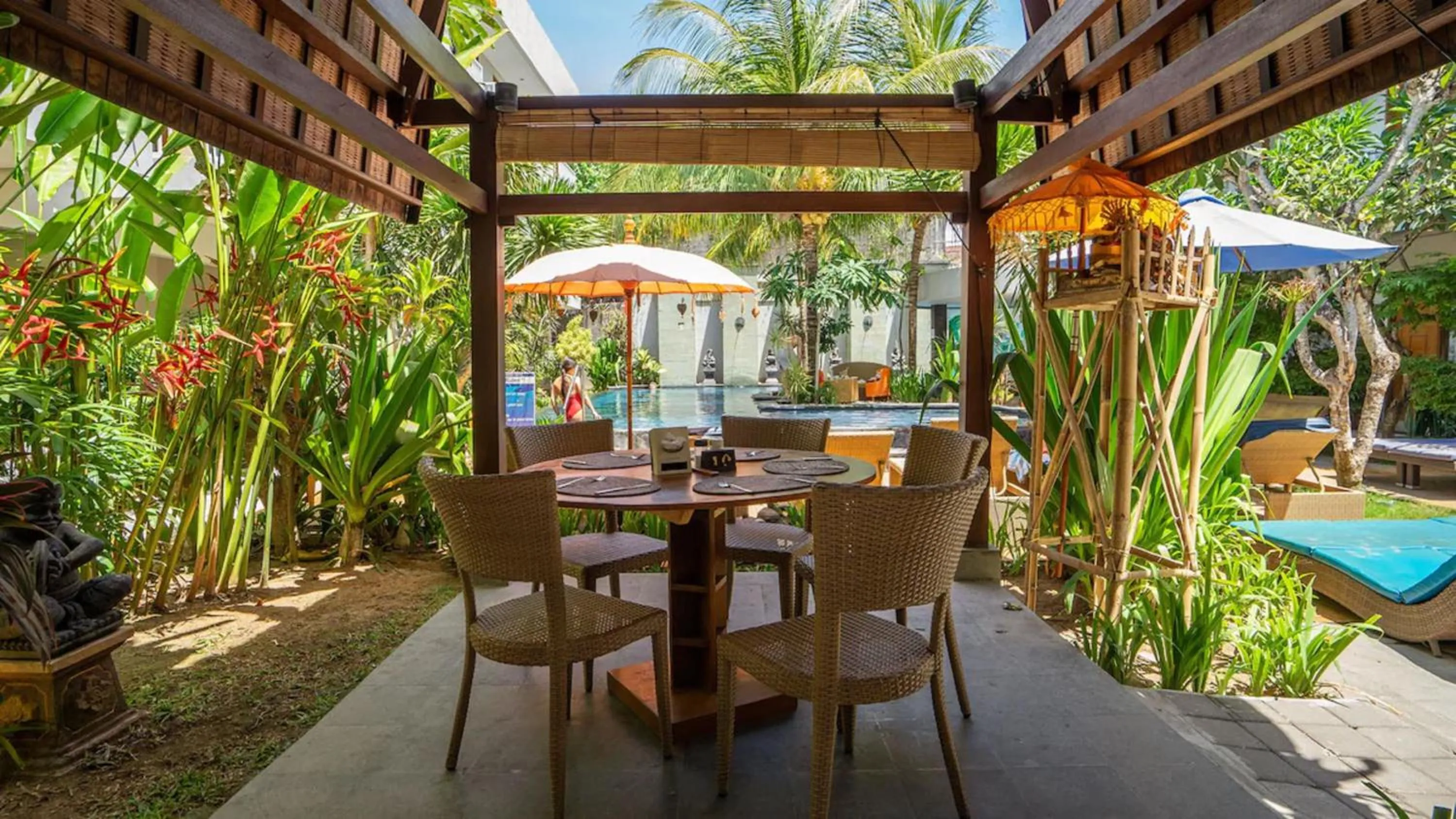 Garden in Abian Harmony Hotel