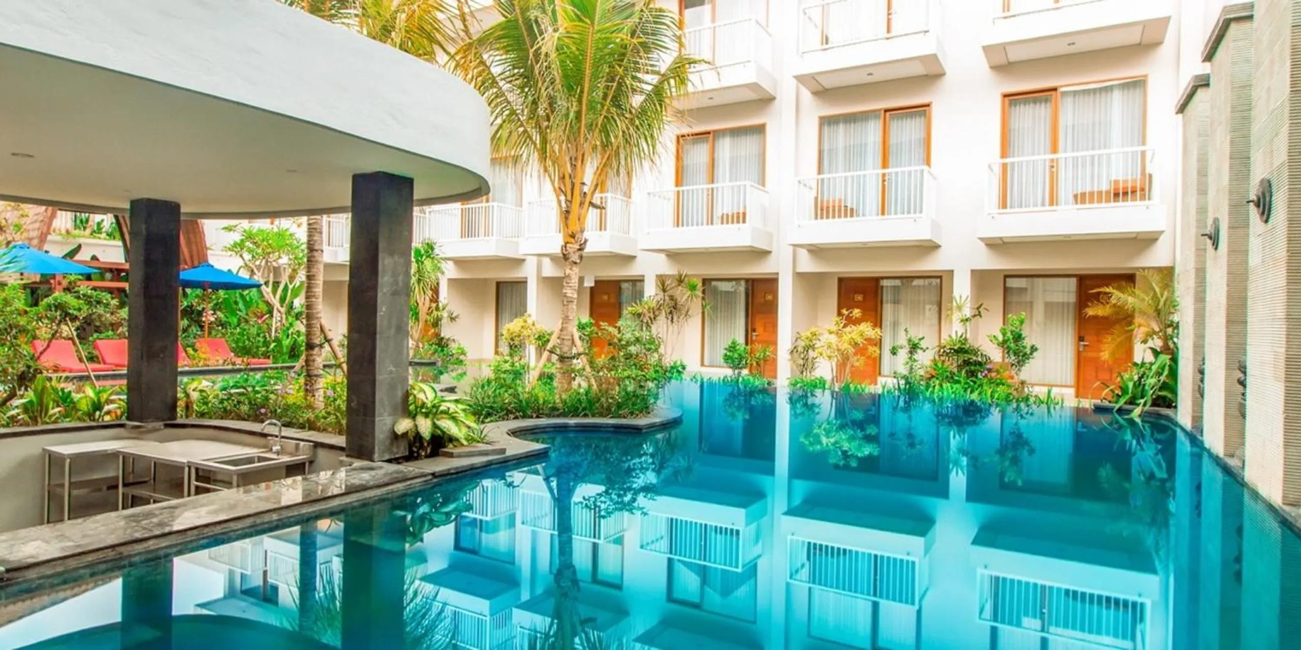 Swimming pool in Abian Harmony Hotel