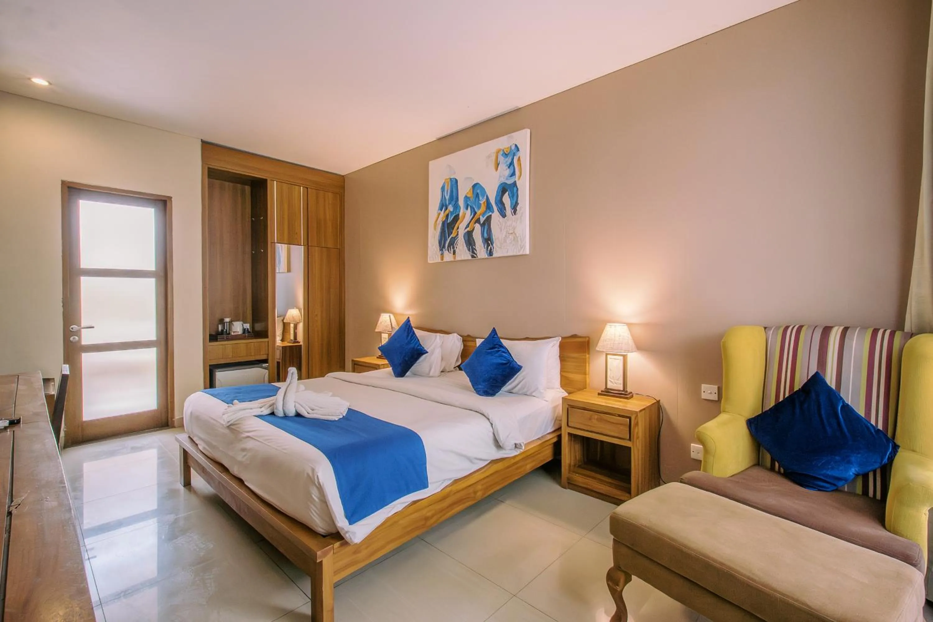 Bedroom, Bed in Abian Harmony Hotel