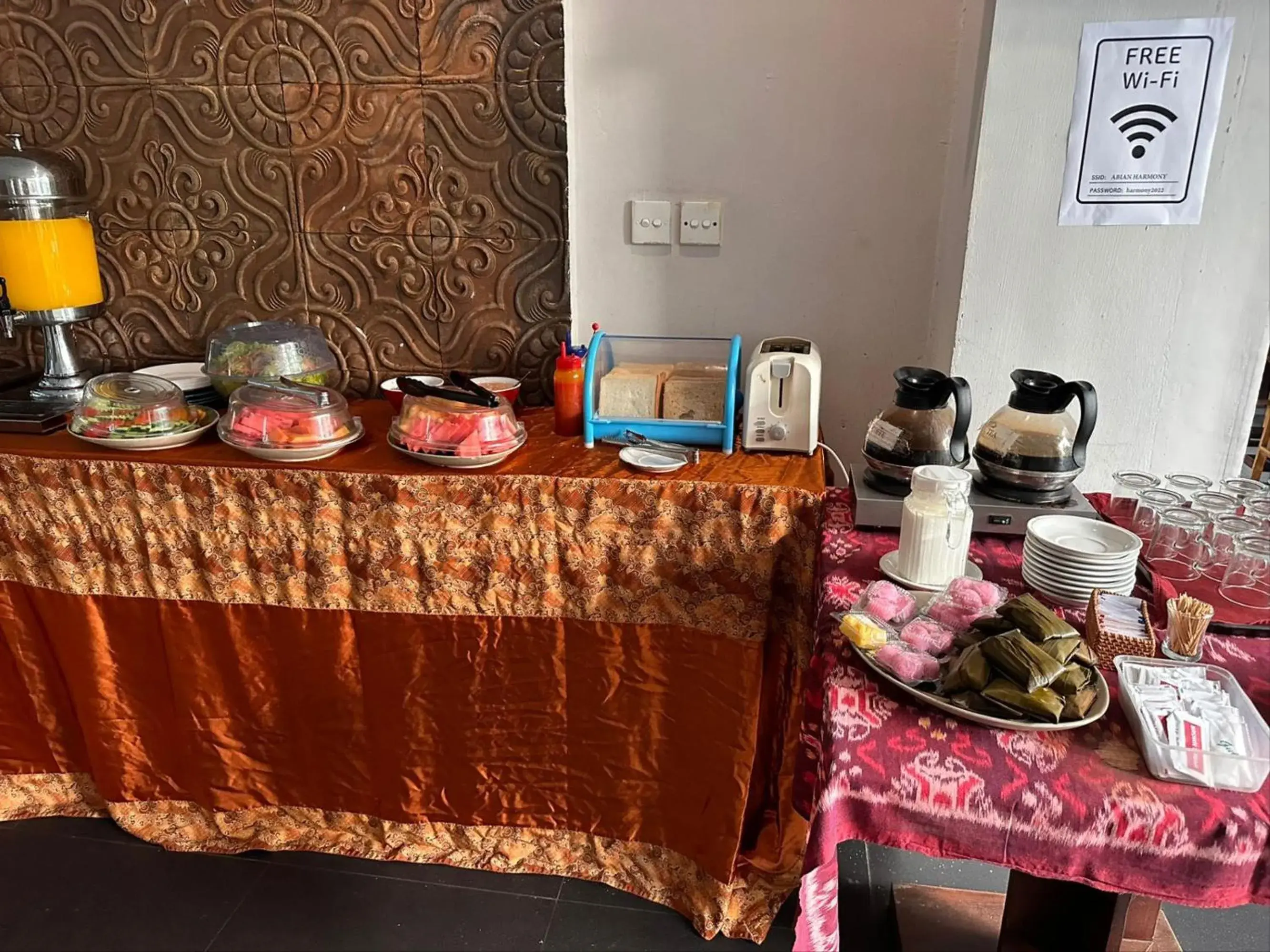 Breakfast in Abian Harmony Hotel Breakfast in Abian Harmony Hotel