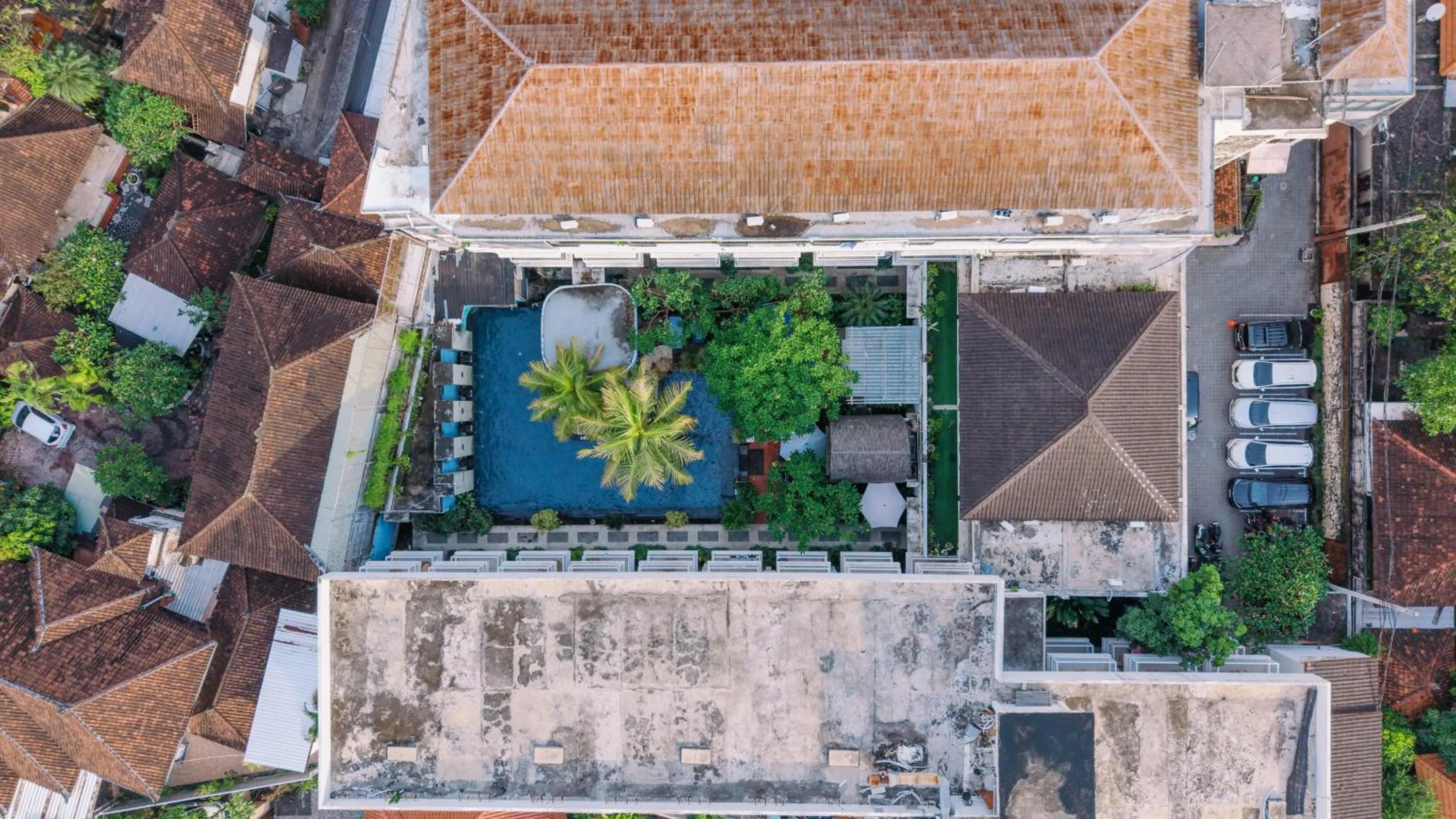 Bird's eye view in Abian Harmony Hotel